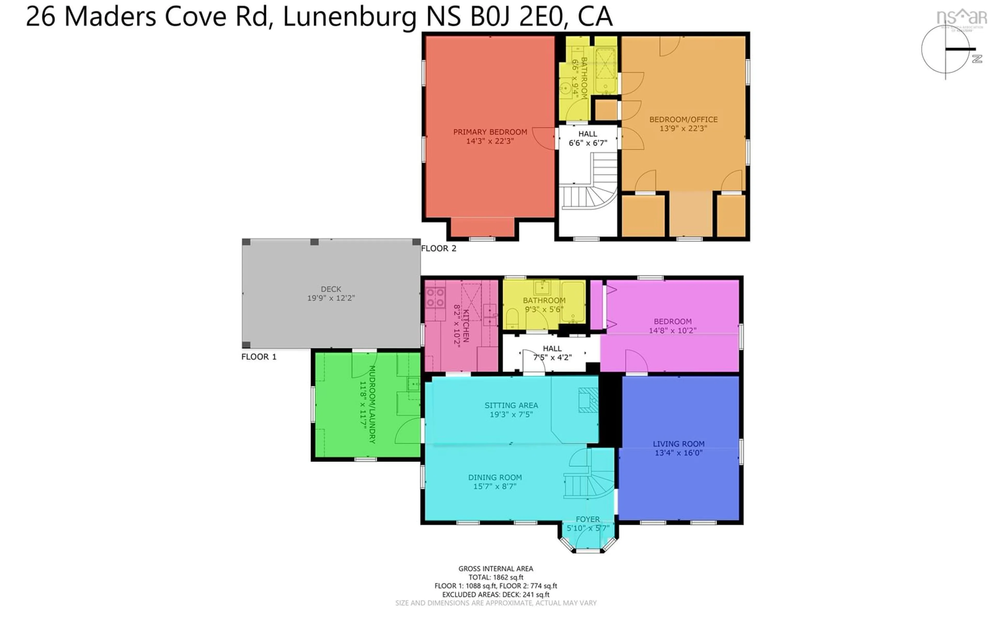 Floor plan for 26 Maders Cove Rd, Maders Cove Nova Scotia B0J 2E0