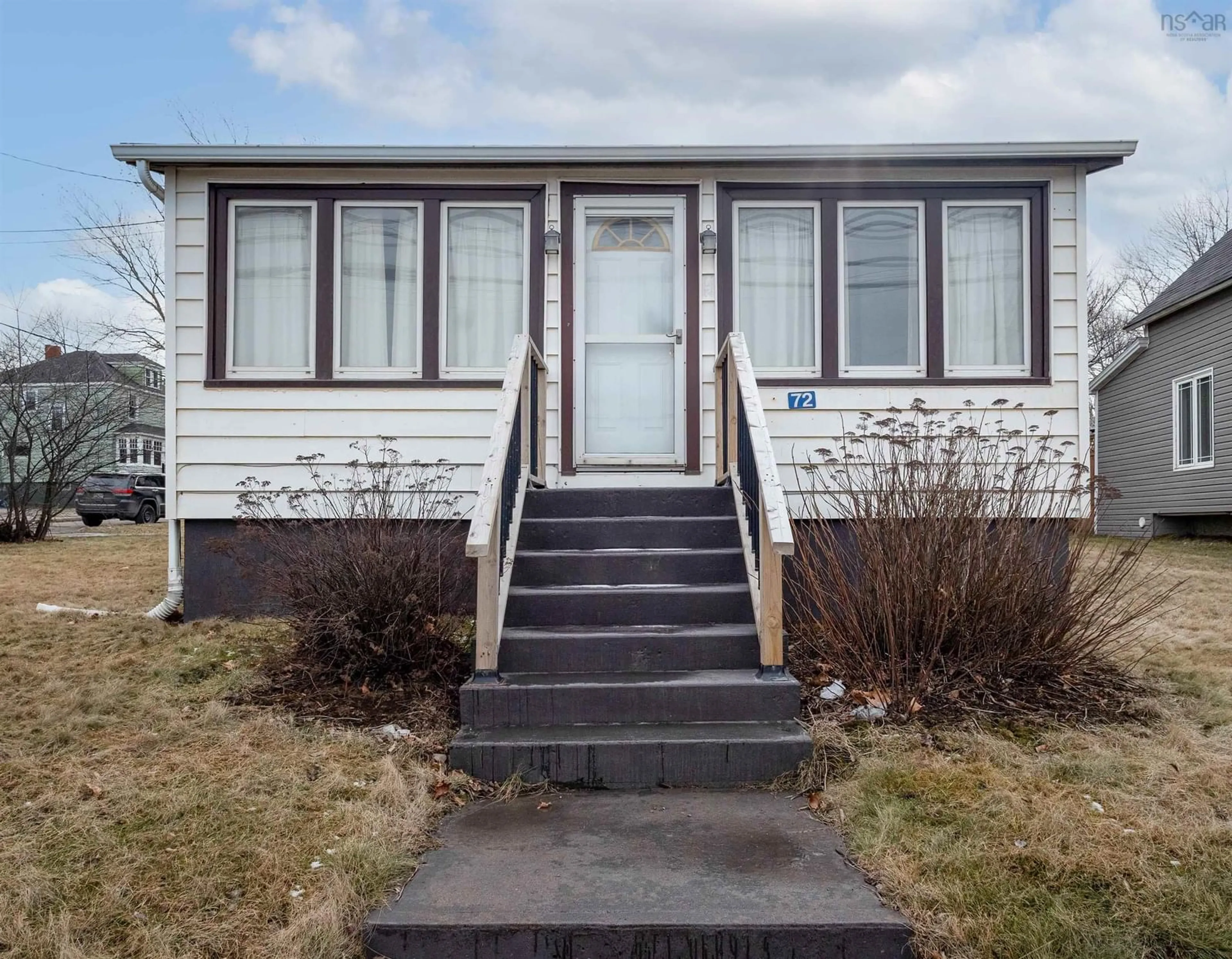 Home with vinyl exterior material, street for 72 Welton St, Sydney Nova Scotia B1P 5R2