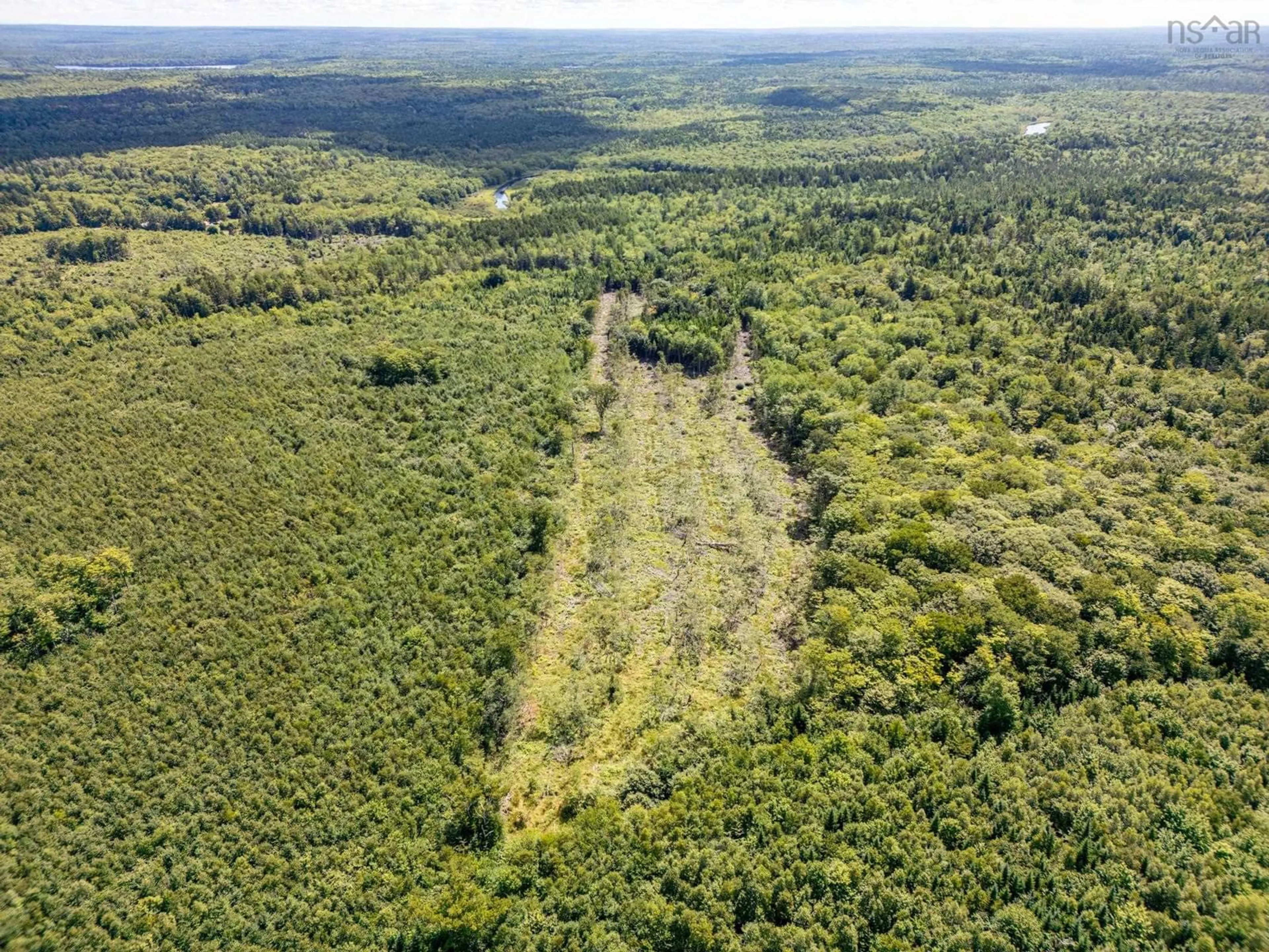 A pic from outside/outdoor area/front of a property/back of a property/a pic from drone, forest/trees view for 2780 Highway 340, Corberrie Nova Scotia B0W 3T0