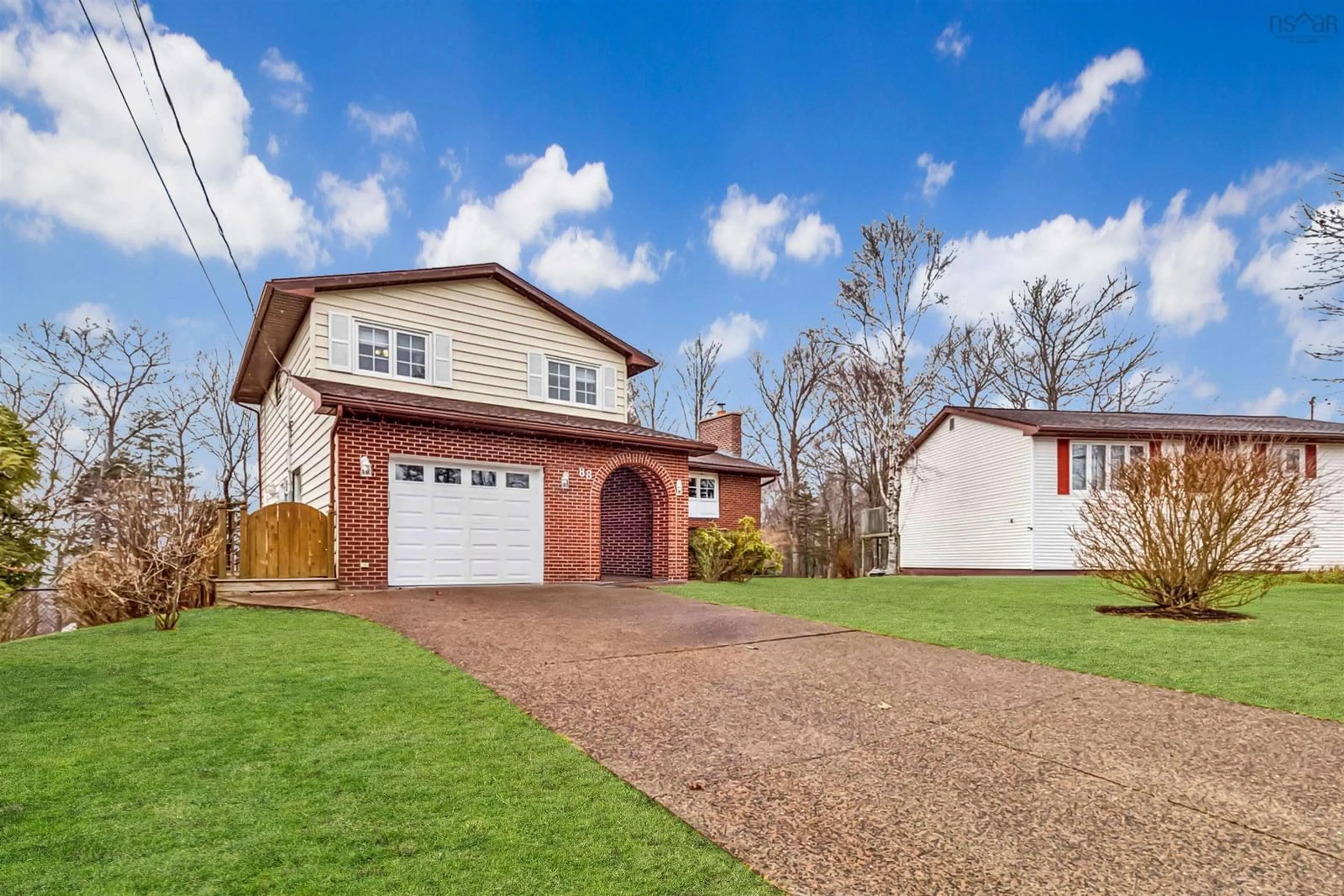 Home with brick exterior material, street for 88 Cavendish Dr, Lower Sackville Nova Scotia B4C 3K1