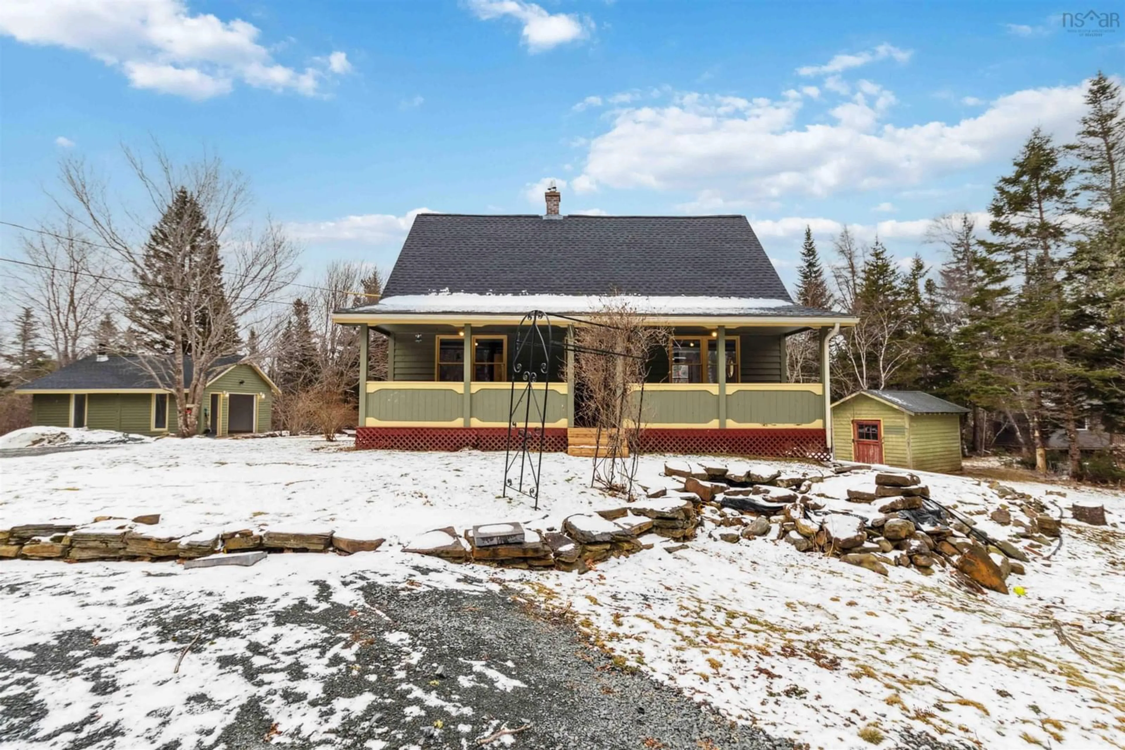 A pic from outside/outdoor area/front of a property/back of a property/a pic from drone, unknown for 221 Rockwell Dr, Mount Uniacke Nova Scotia B0N 1Z0