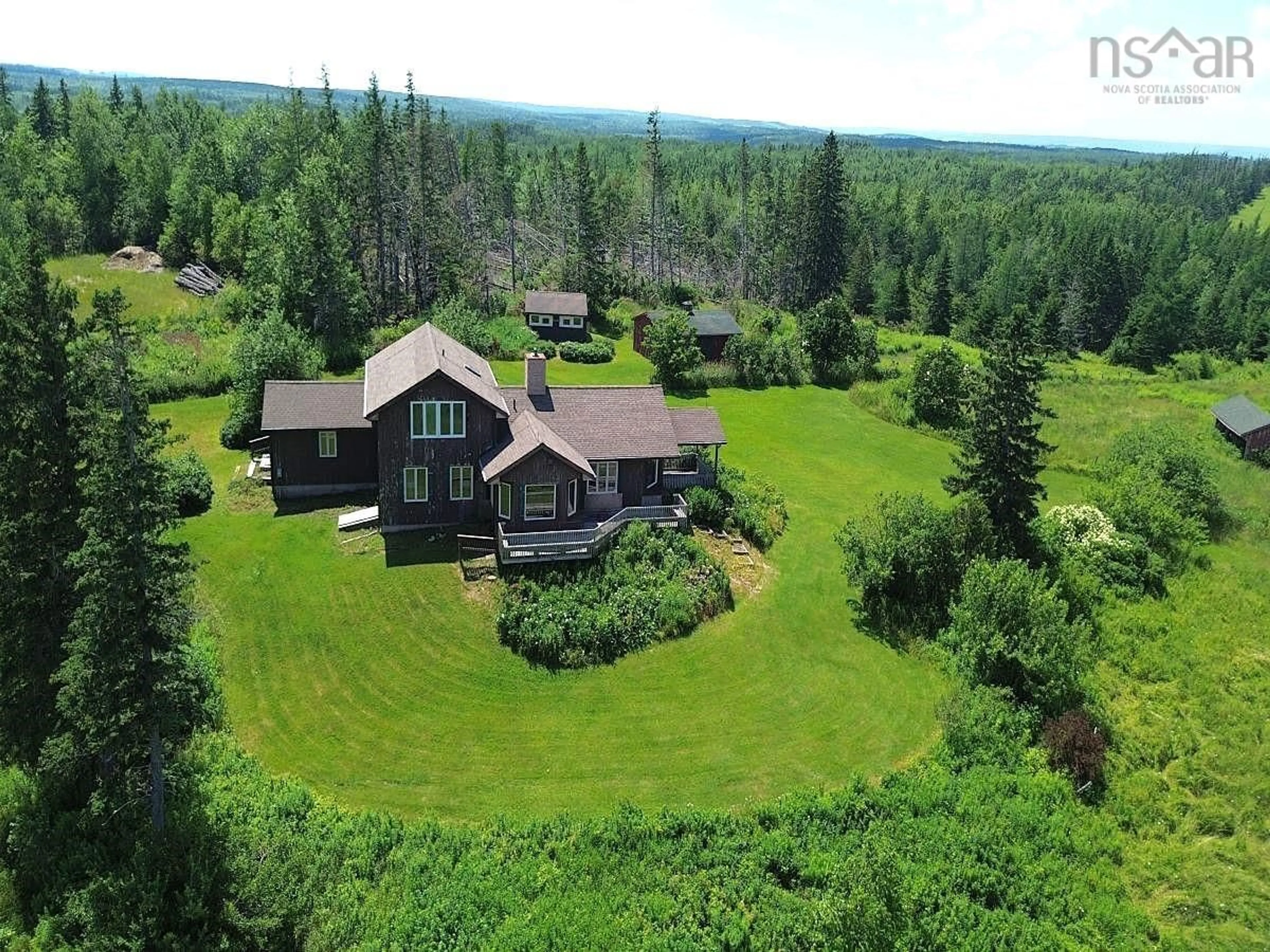 A pic from outside/outdoor area/front of a property/back of a property/a pic from drone, unknown for 172 Melanson Rd, Pomquet Nova Scotia B2G 2L4