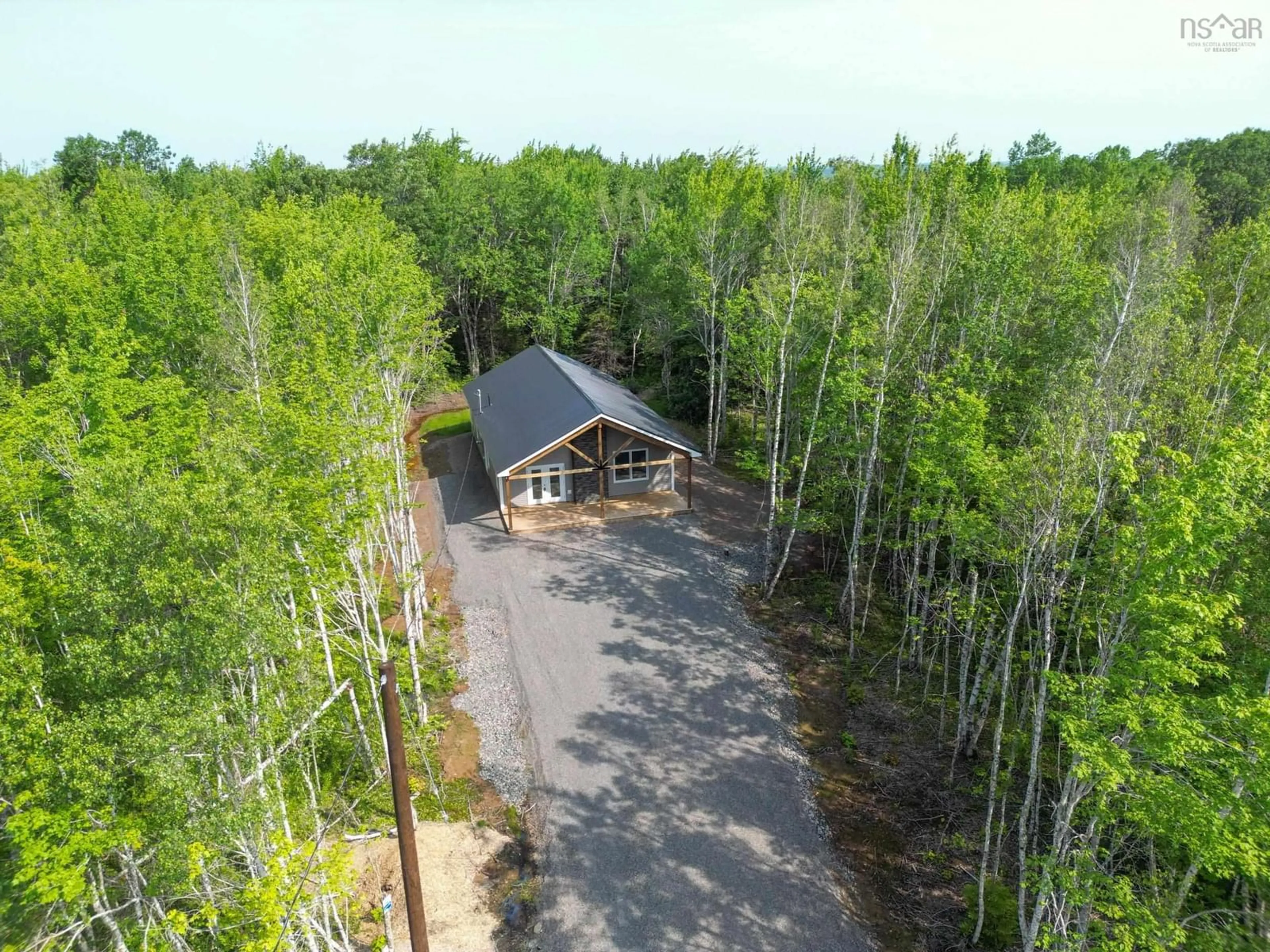 A pic from outside/outdoor area/front of a property/back of a property/a pic from drone, forest/trees view for 5927 Wentworth Collingwood Rd, Wentworth Nova Scotia B0M 1Z0