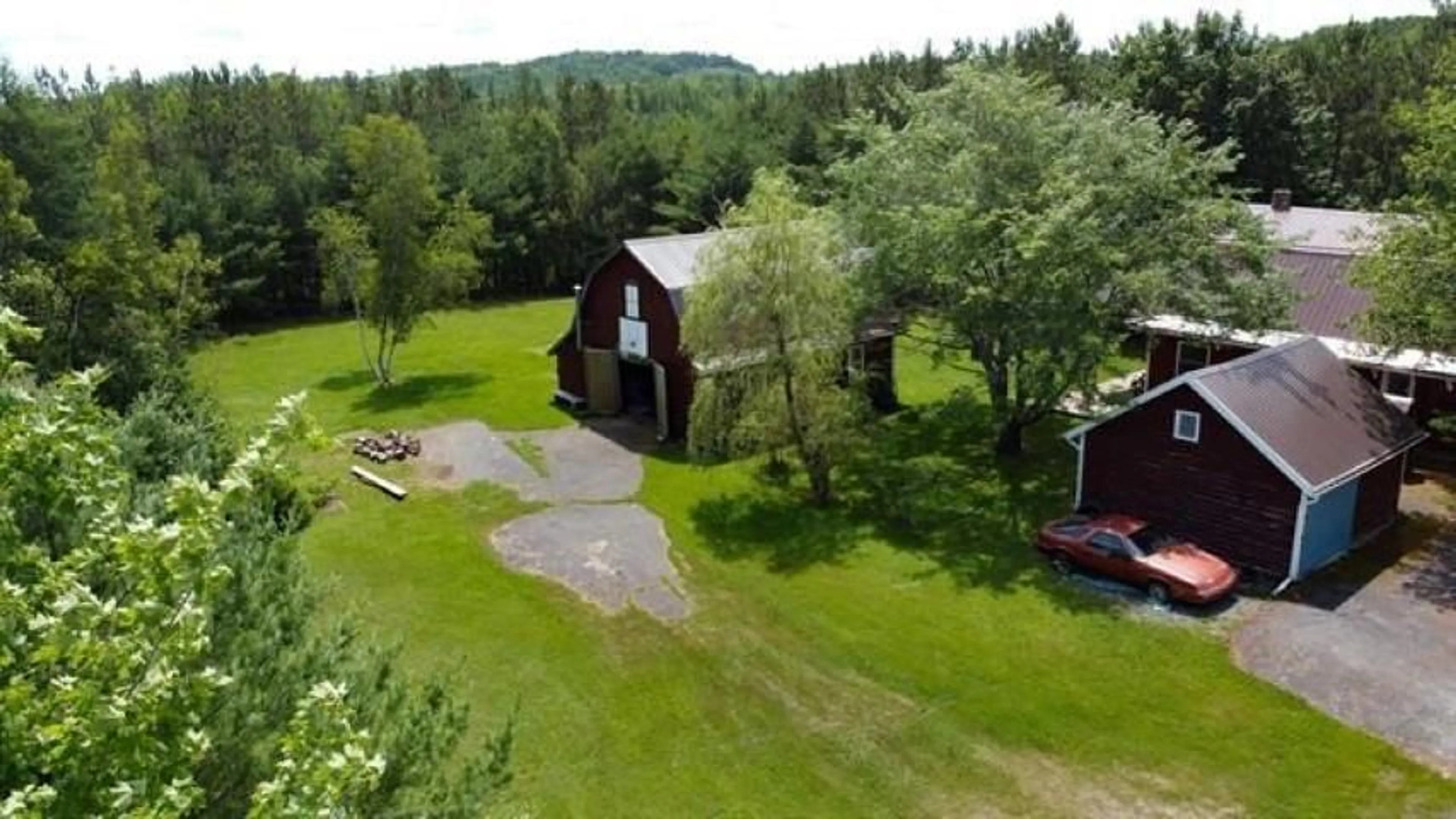 A pic from outside/outdoor area/front of a property/back of a property/a pic from drone, unknown for 8 West Macphee Rd, Nine Mile River Nova Scotia B2S 2W9