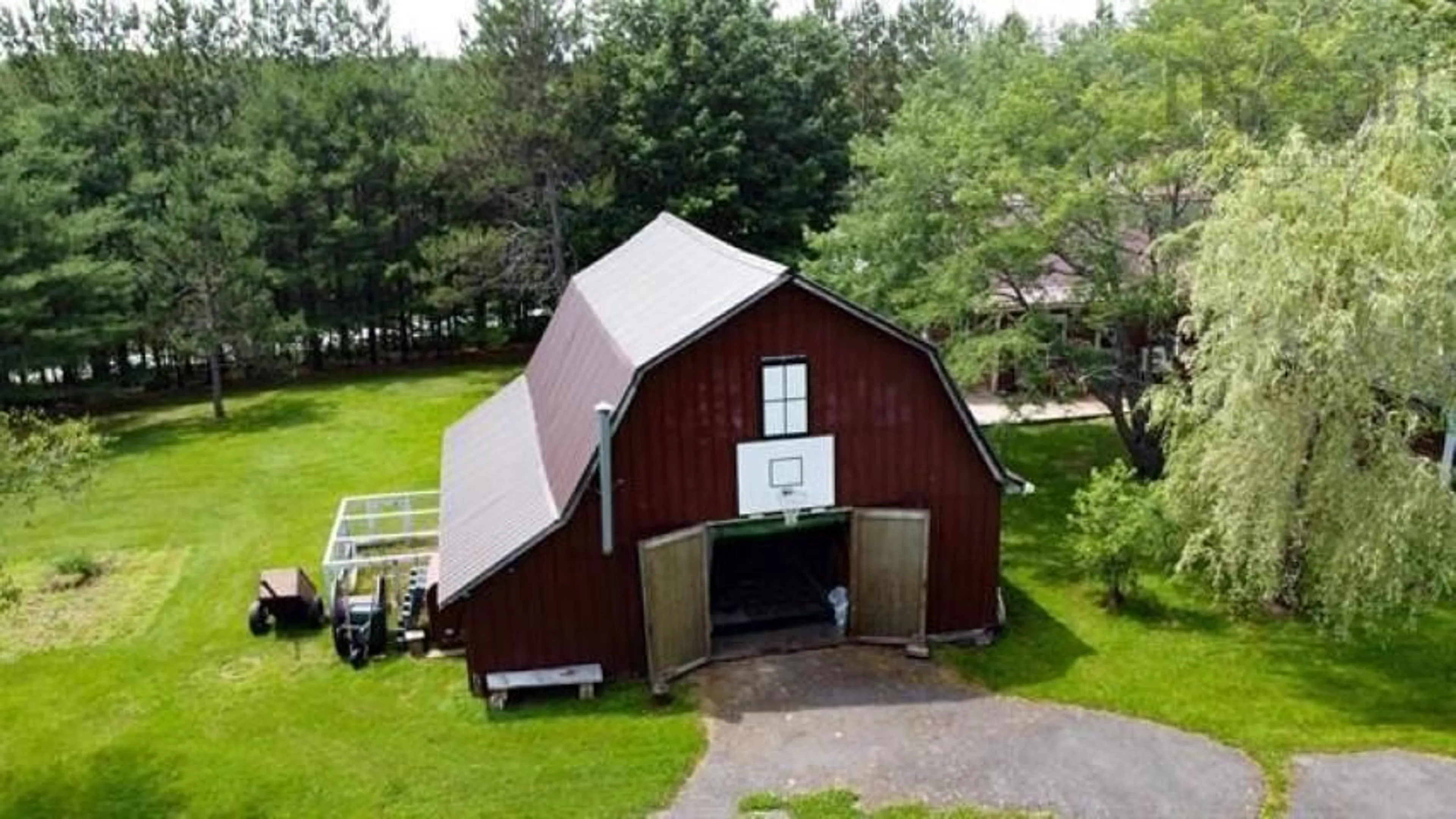 A pic from outside/outdoor area/front of a property/back of a property/a pic from drone, building for 8 West Macphee Rd, Nine Mile River Nova Scotia B2S 2W9