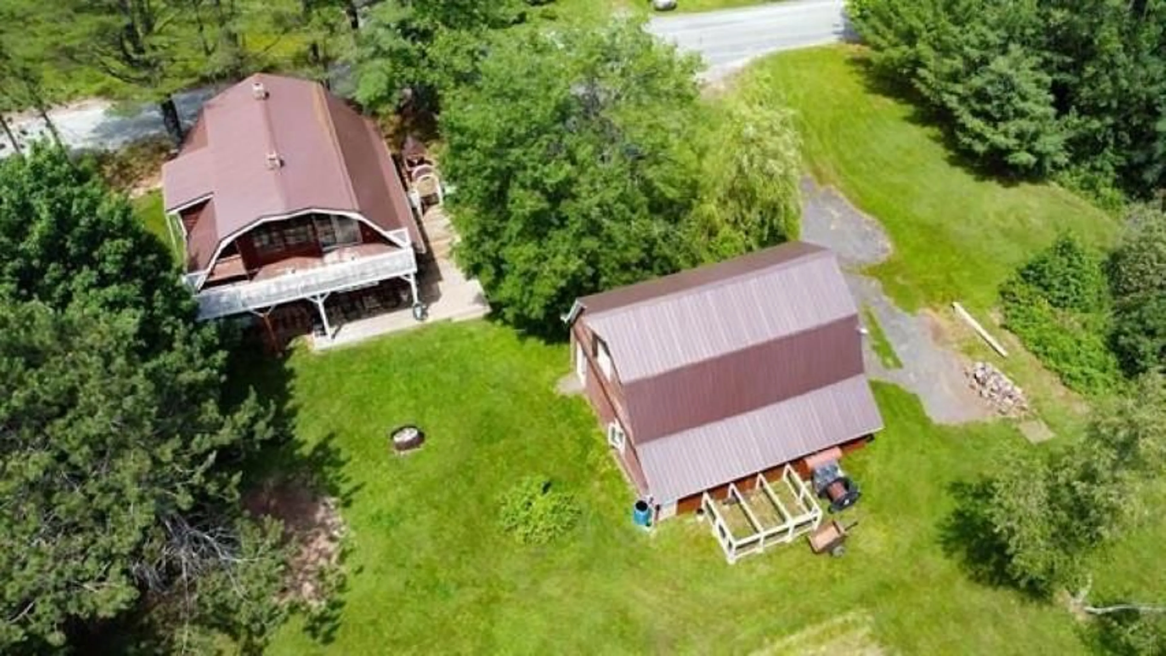 A pic from outside/outdoor area/front of a property/back of a property/a pic from drone, unknown for 8 West Macphee Rd, Nine Mile River Nova Scotia B2S 2W9