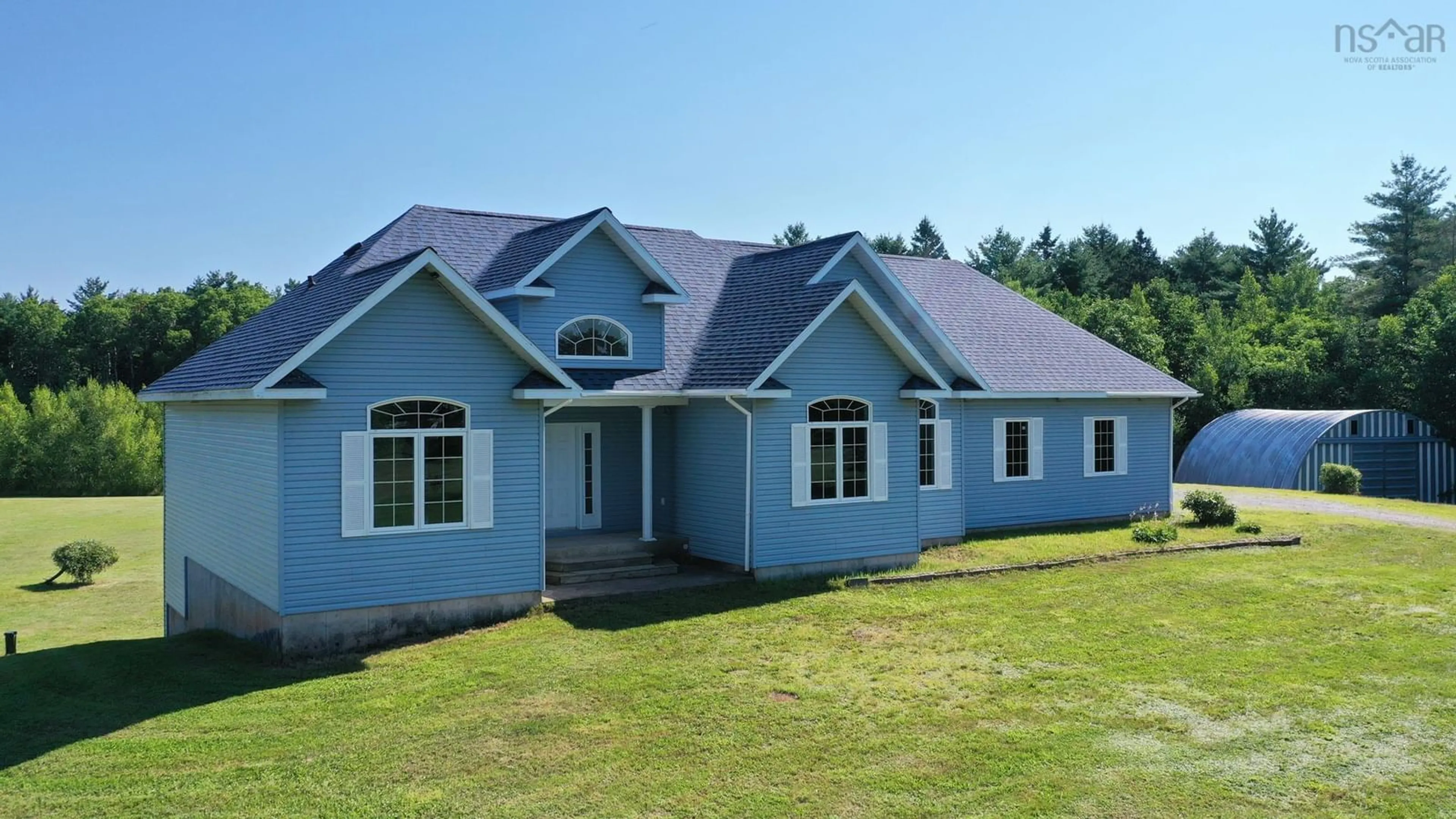 A pic from outside/outdoor area/front of a property/back of a property/a pic from drone, building for 1278 Forest St, Aylesford Nova Scotia B0P 1C0