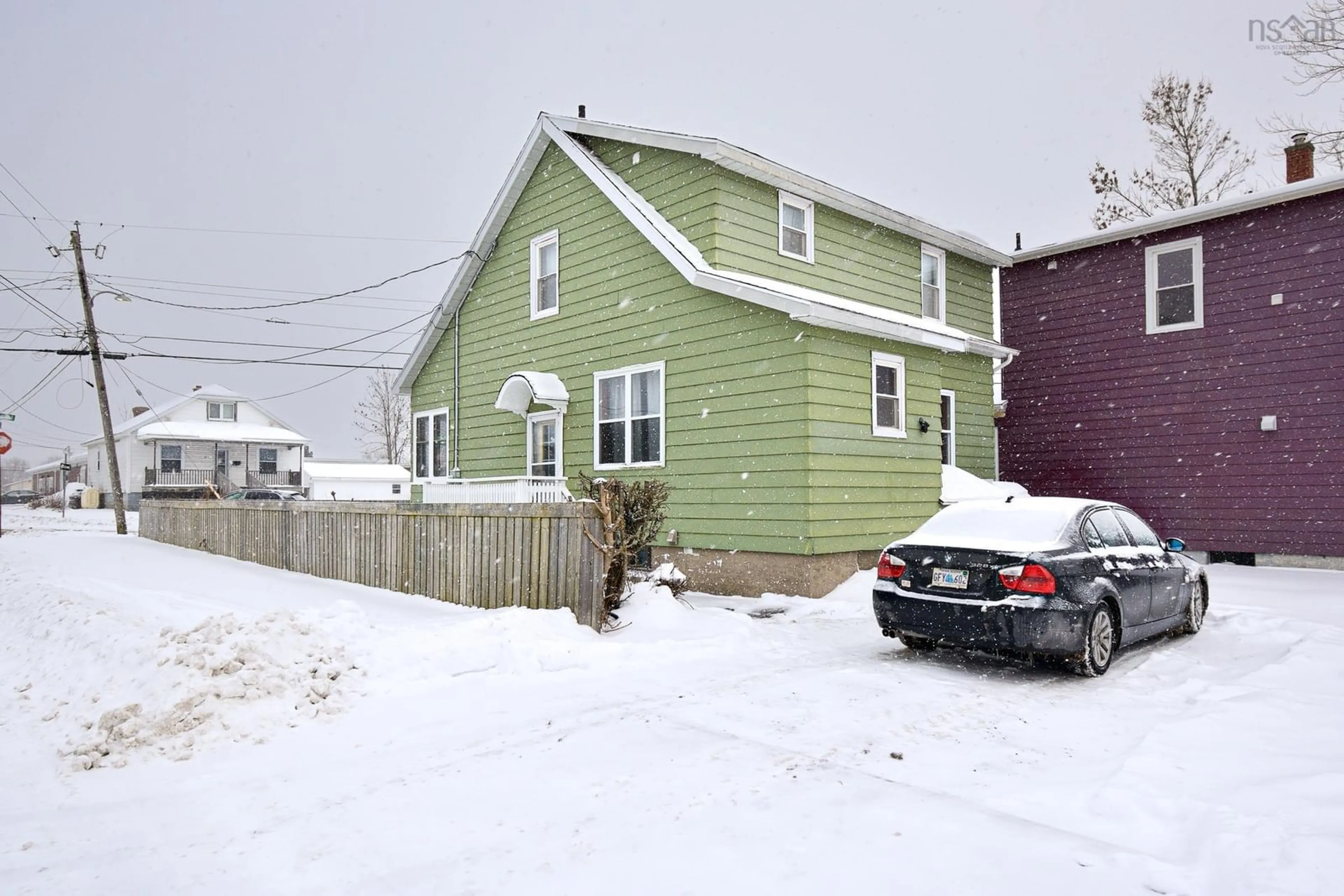 A pic from outside/outdoor area/front of a property/back of a property/a pic from drone, street for 49 Fisher St, Sydney Nova Scotia B1N 1P6