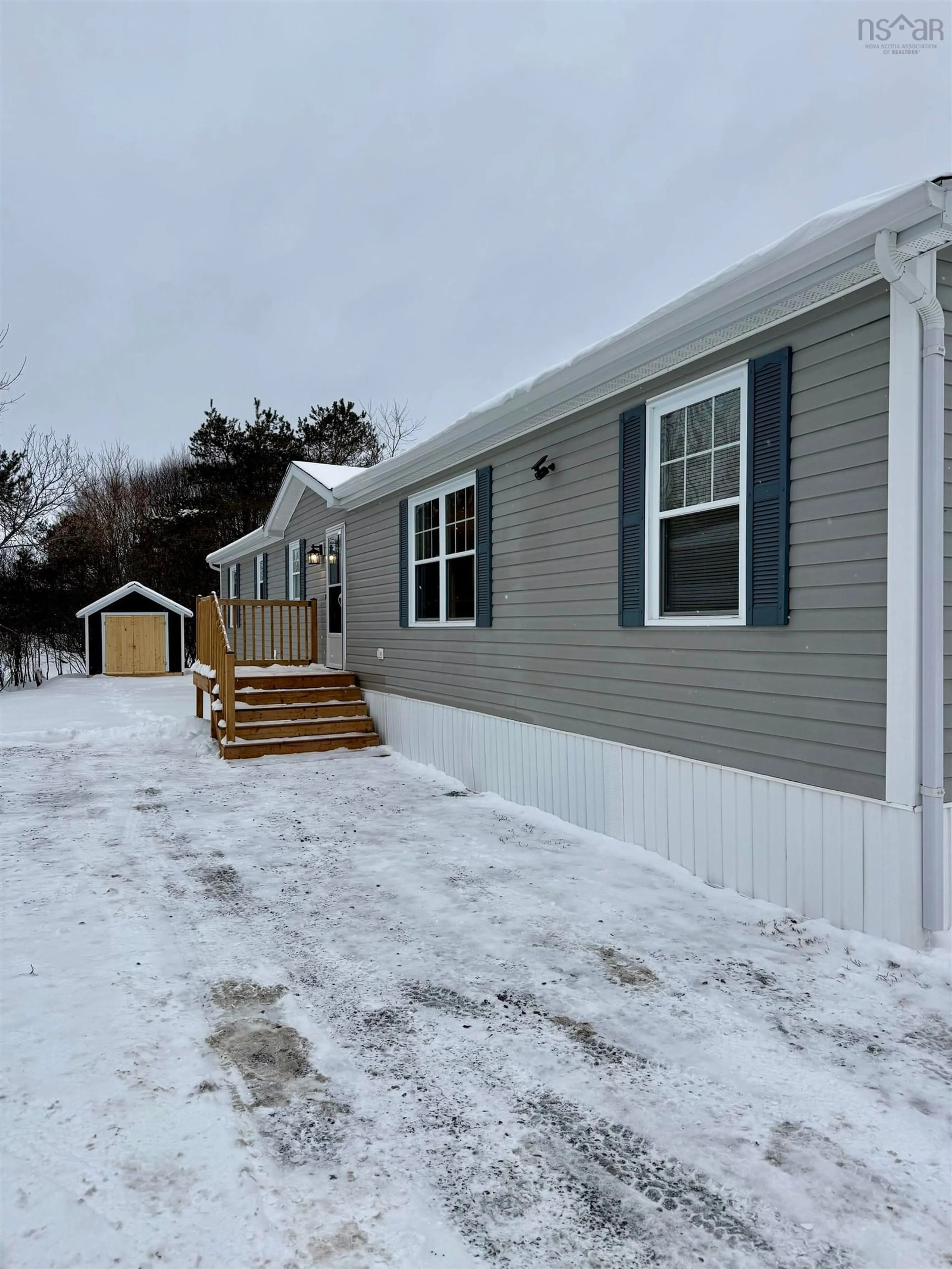 Home with vinyl exterior material, street for 12 Bridgeview Dr, Murray Siding Nova Scotia B6L 3B5