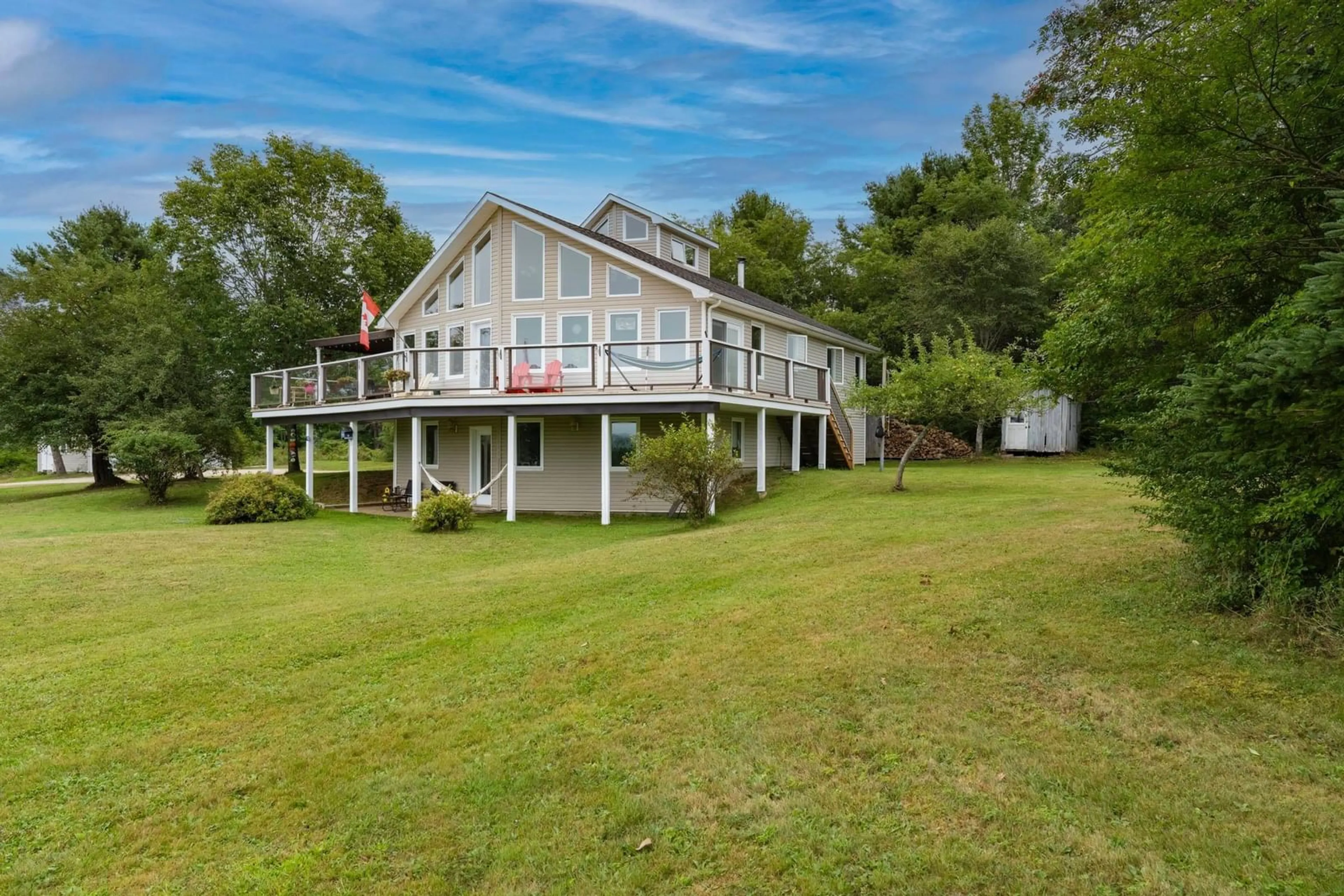 A pic from outside/outdoor area/front of a property/back of a property/a pic from drone, water/lake/river/ocean view for 90 Orchard Hts, Maders Cove Nova Scotia B0J 2E0