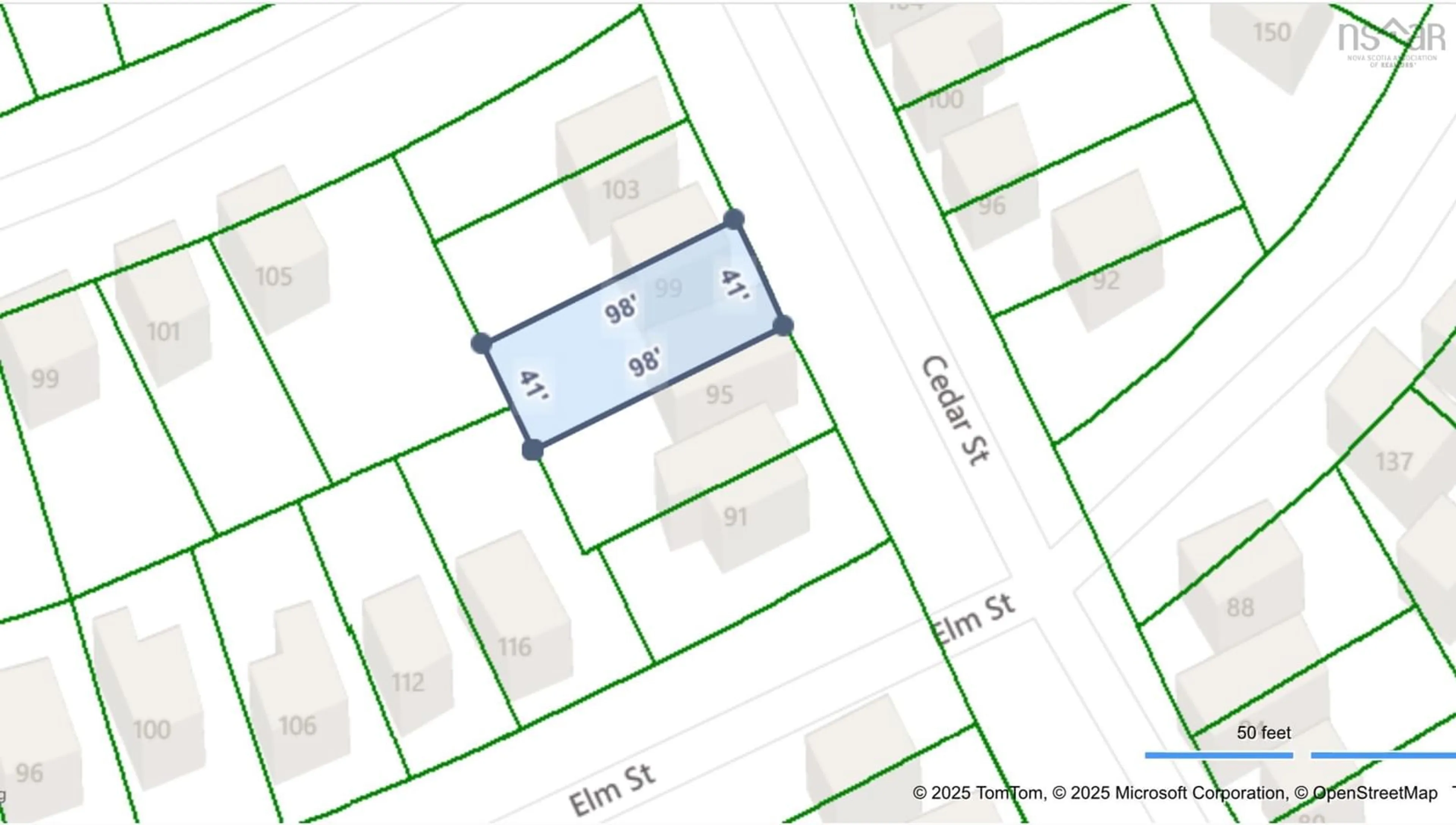 Floor plan for 99 Cedar Street, Pictou Nova Scotia B0K 1H0