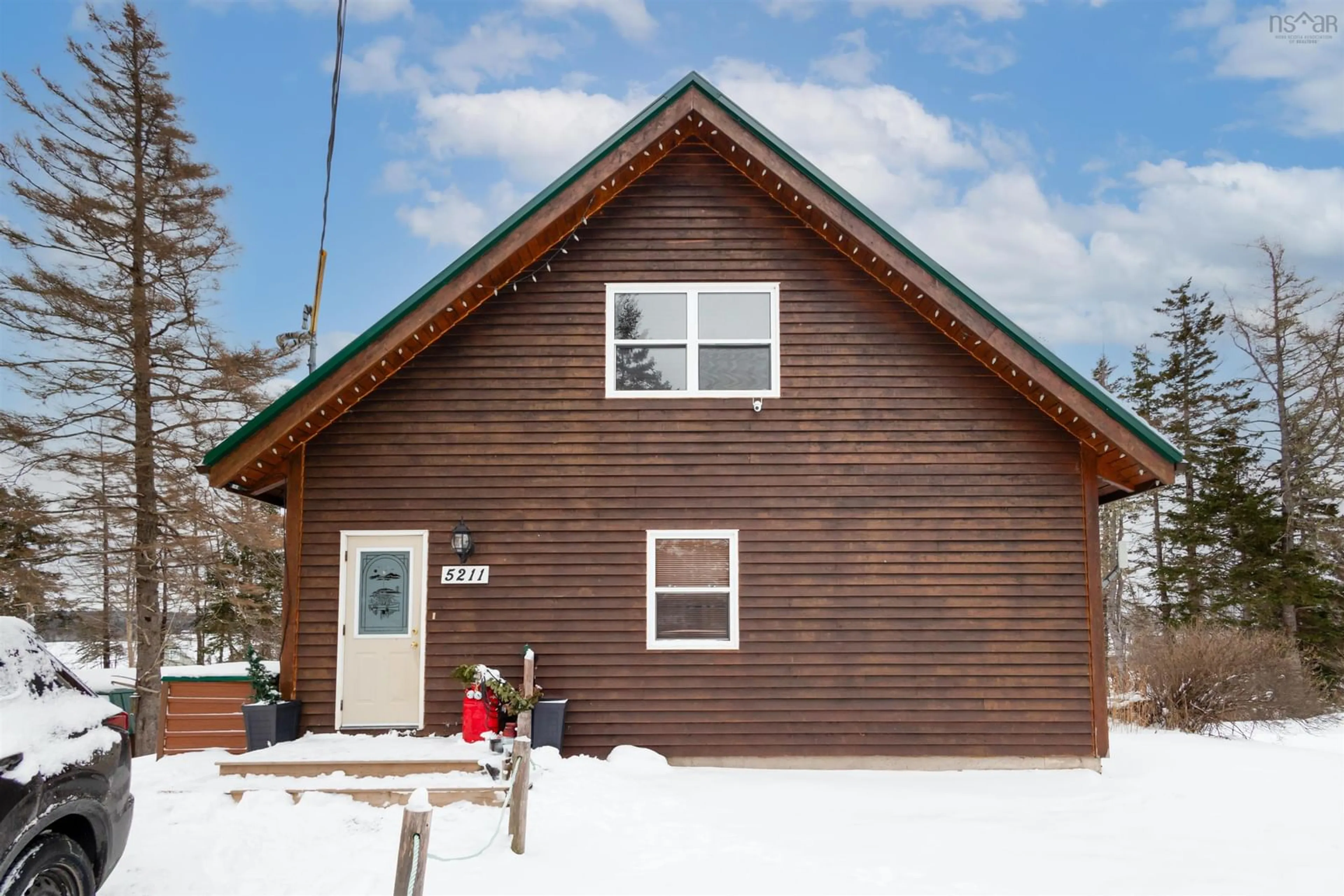 Home with vinyl exterior material, building for 5211 Grand Mira North, Mira Nova Scotia B1K 1P9