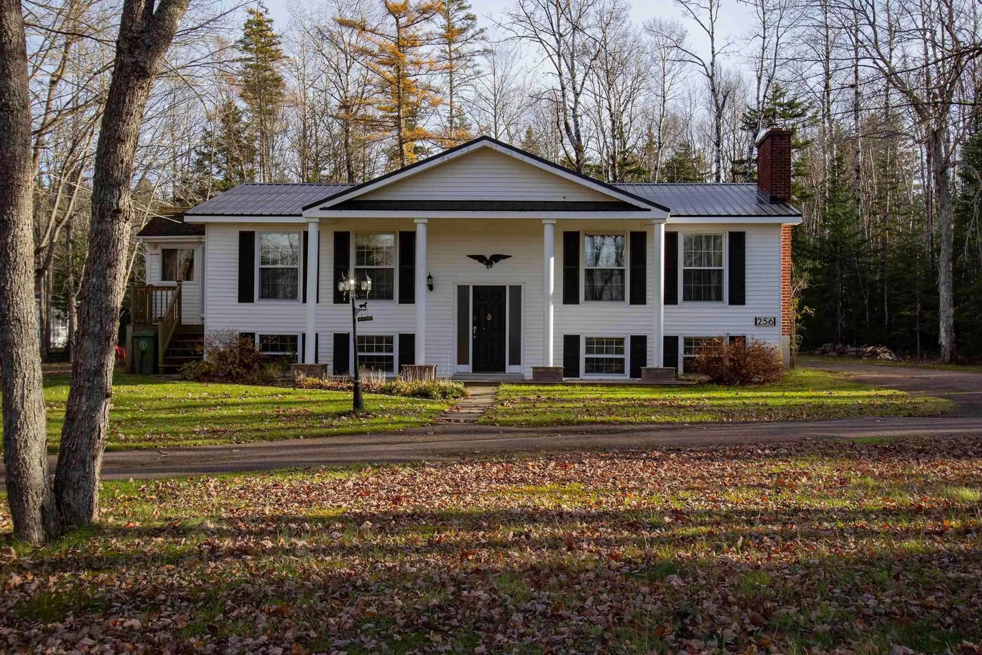 Home with vinyl exterior material, street for 256 Hastings Rd, Brookdale Nova Scotia B4H 3Y1