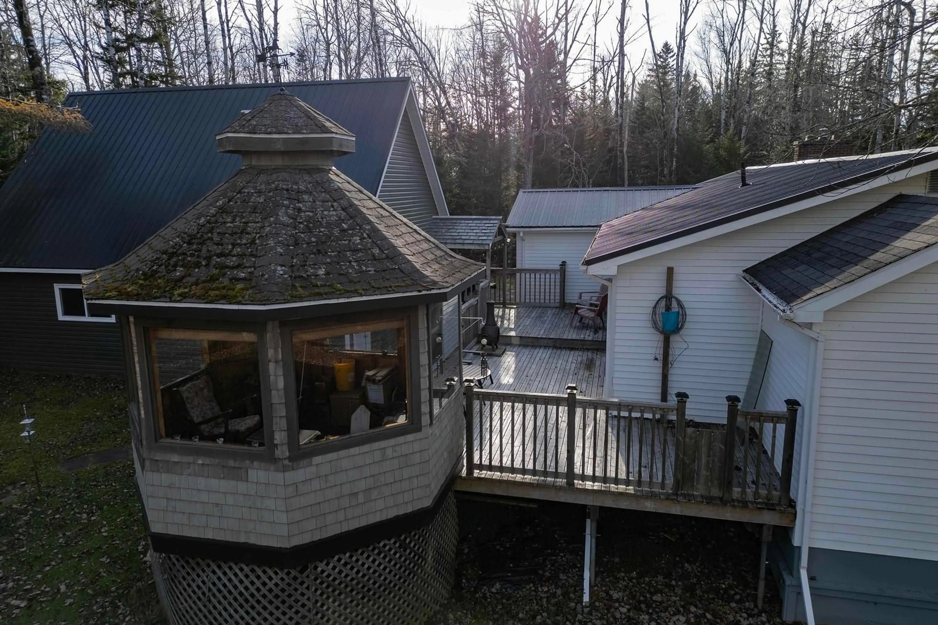 A pic from outside/outdoor area/front of a property/back of a property/a pic from drone, unknown for 256 Hastings Rd, Brookdale Nova Scotia B4H 3Y1