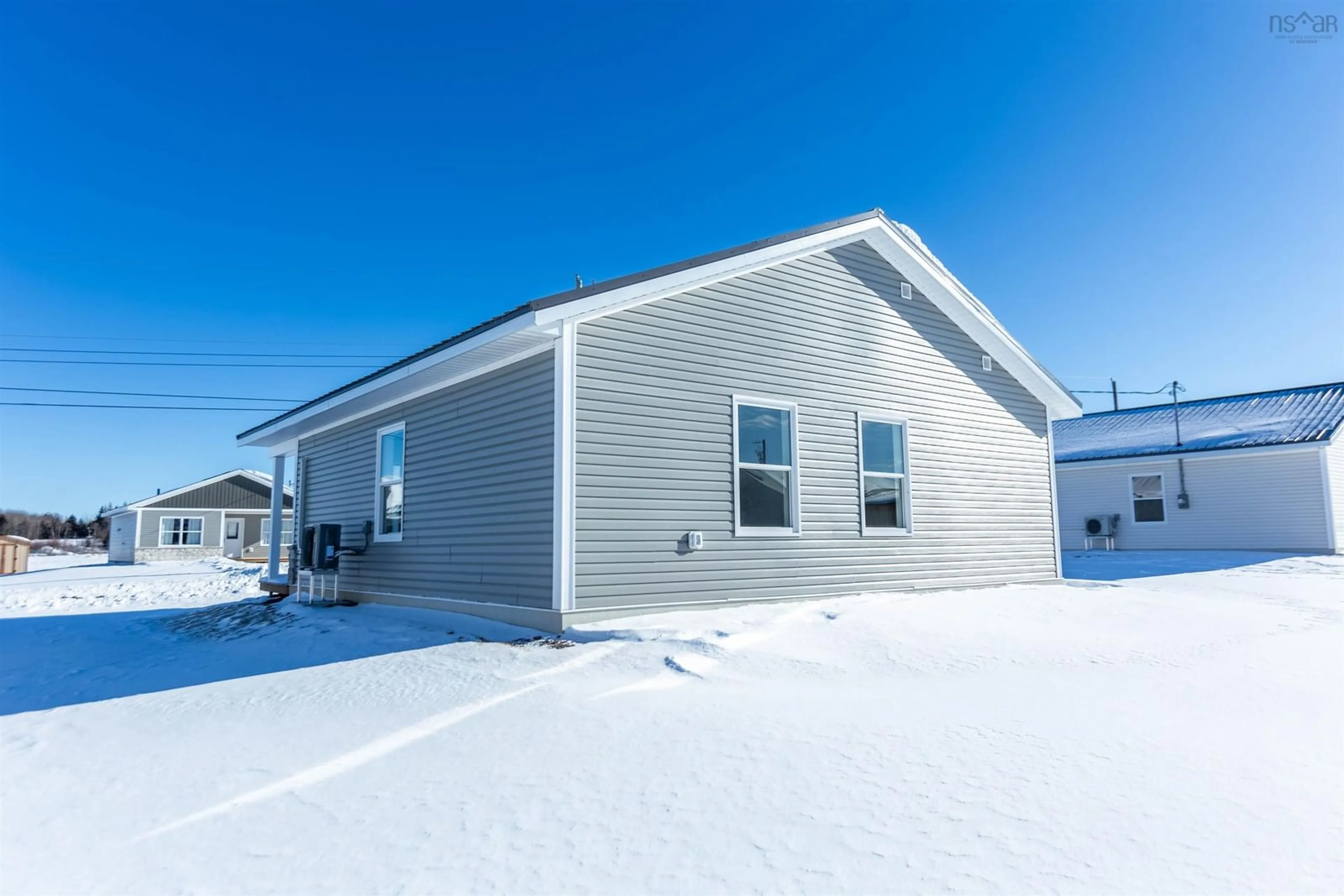 Home with vinyl exterior material, building for 3 Fleming St, Amherst Nova Scotia B4H 0C3