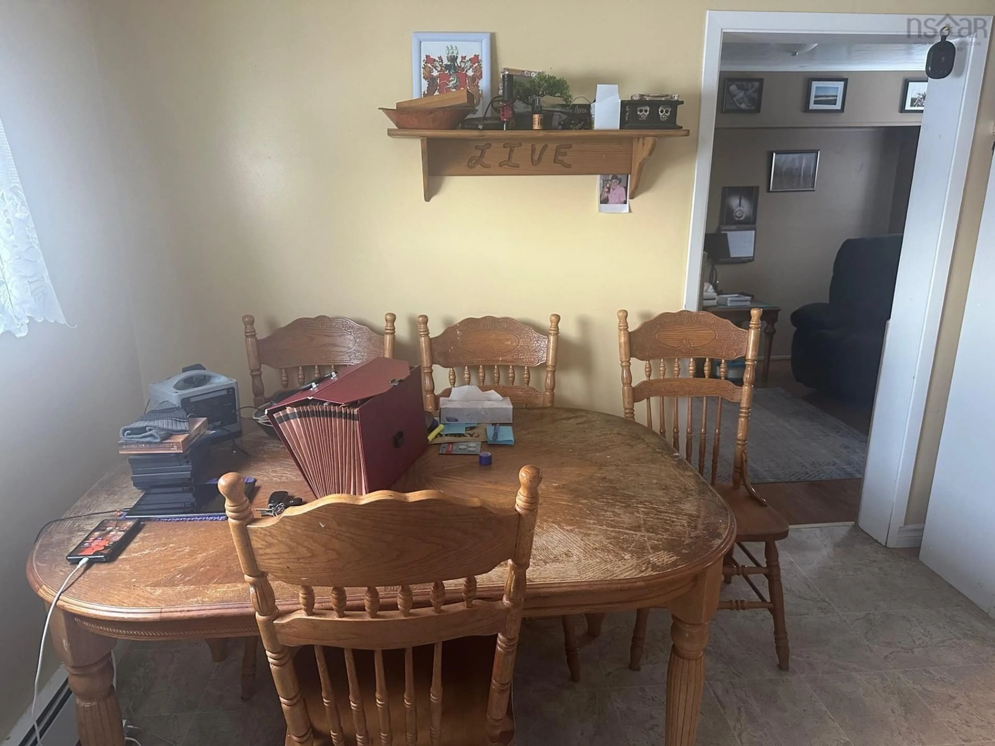 Dining room, unknown for 2036 Irving St, Westville Nova Scotia B0K 2A0