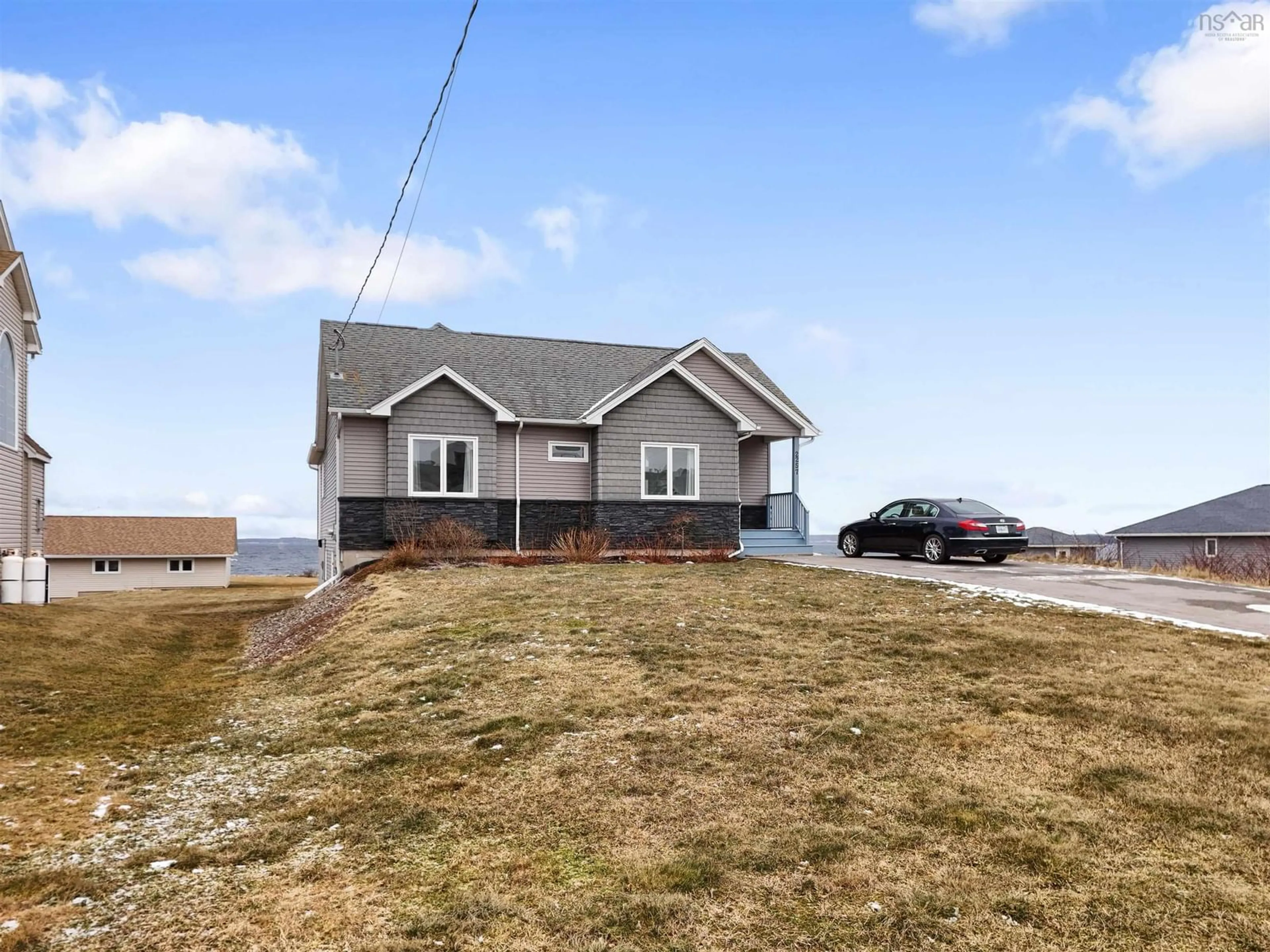 Home with vinyl exterior material, water/lake/river/ocean view for 2257 Shore Road, Eastern Passage Nova Scotia B3G 1H6