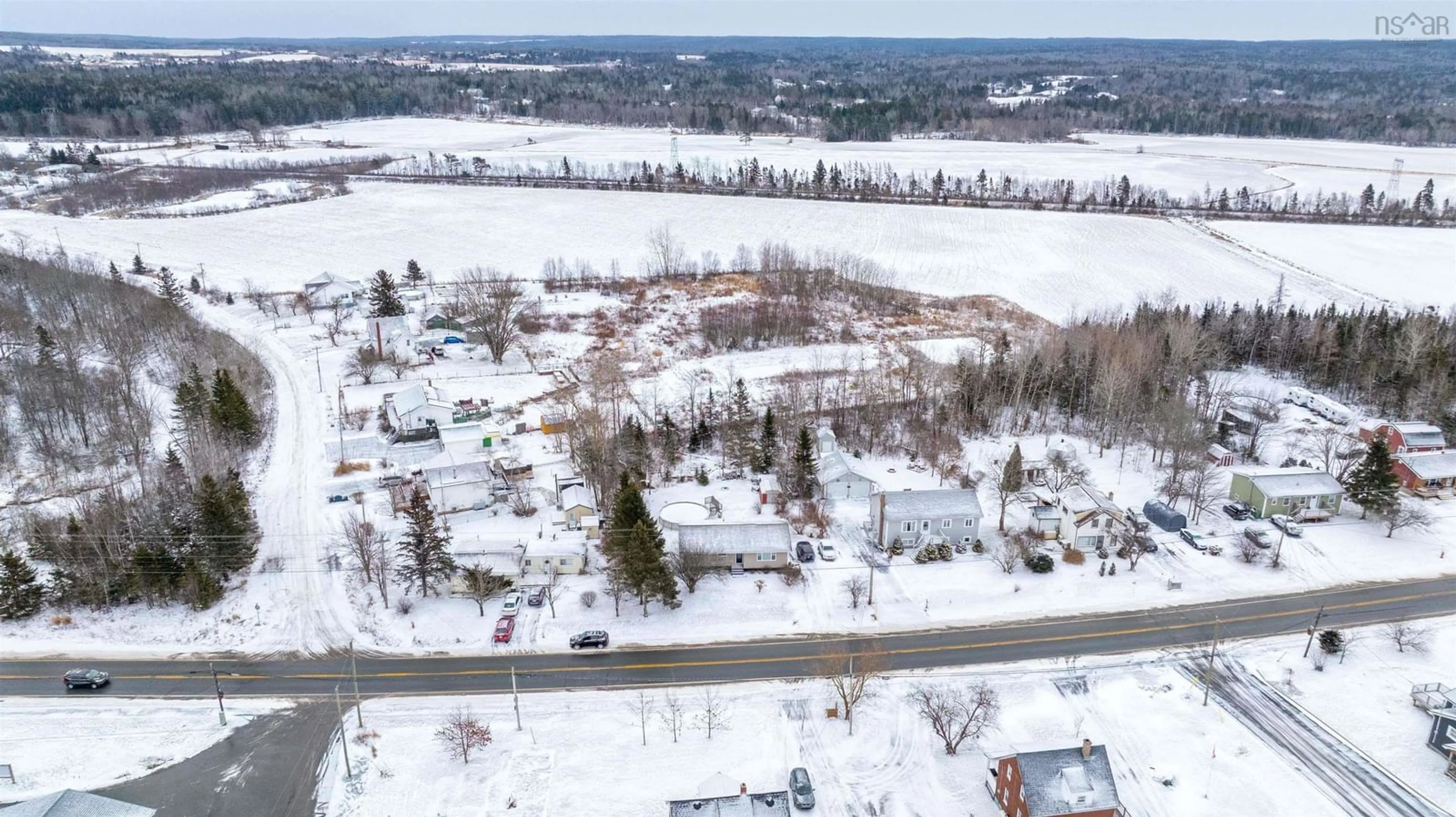 A pic from outside/outdoor area/front of a property/back of a property/a pic from drone, unknown for 1355 Highway 2, Lantz Nova Scotia B2S 1Z2