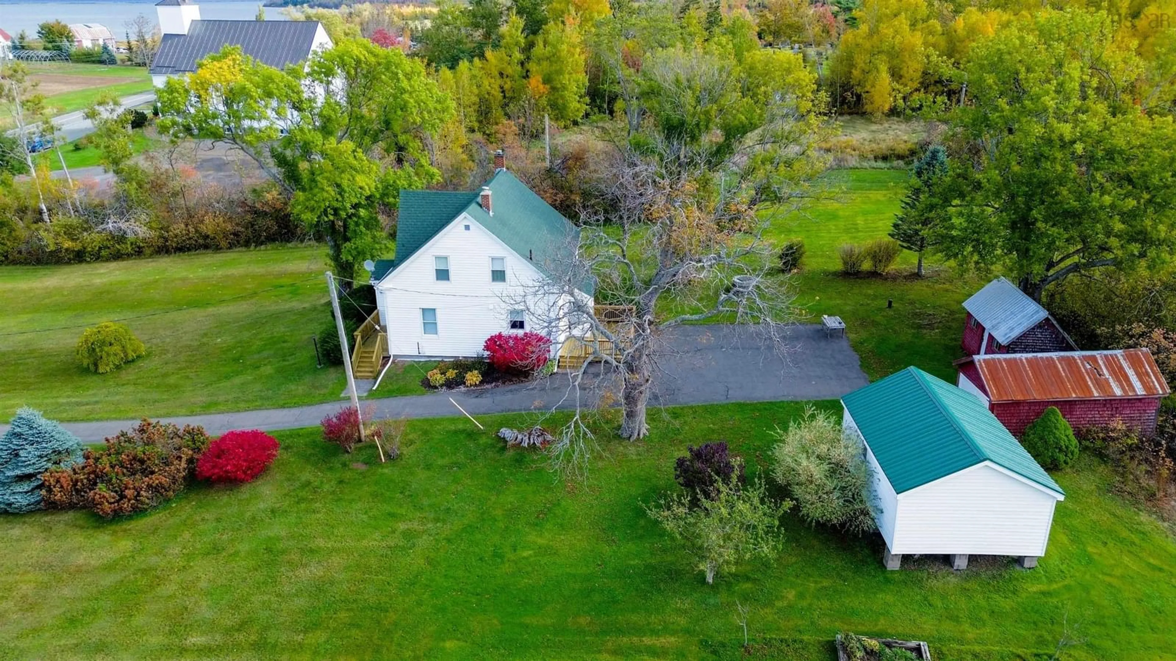 A pic from outside/outdoor area/front of a property/back of a property/a pic from drone, unknown for 2246 Shore Road, Merigomish, N.S., Merigomish Nova Scotia B0K 1G0