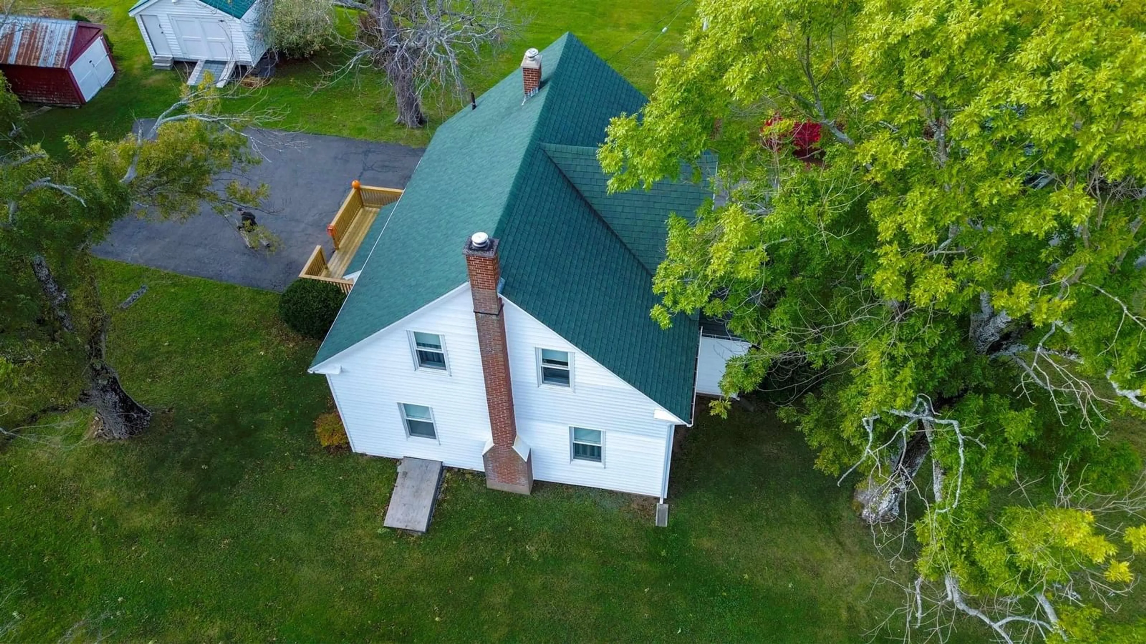 A pic from outside/outdoor area/front of a property/back of a property/a pic from drone, building for 2246 Shore Road, Merigomish, N.S., Merigomish Nova Scotia B0K 1G0