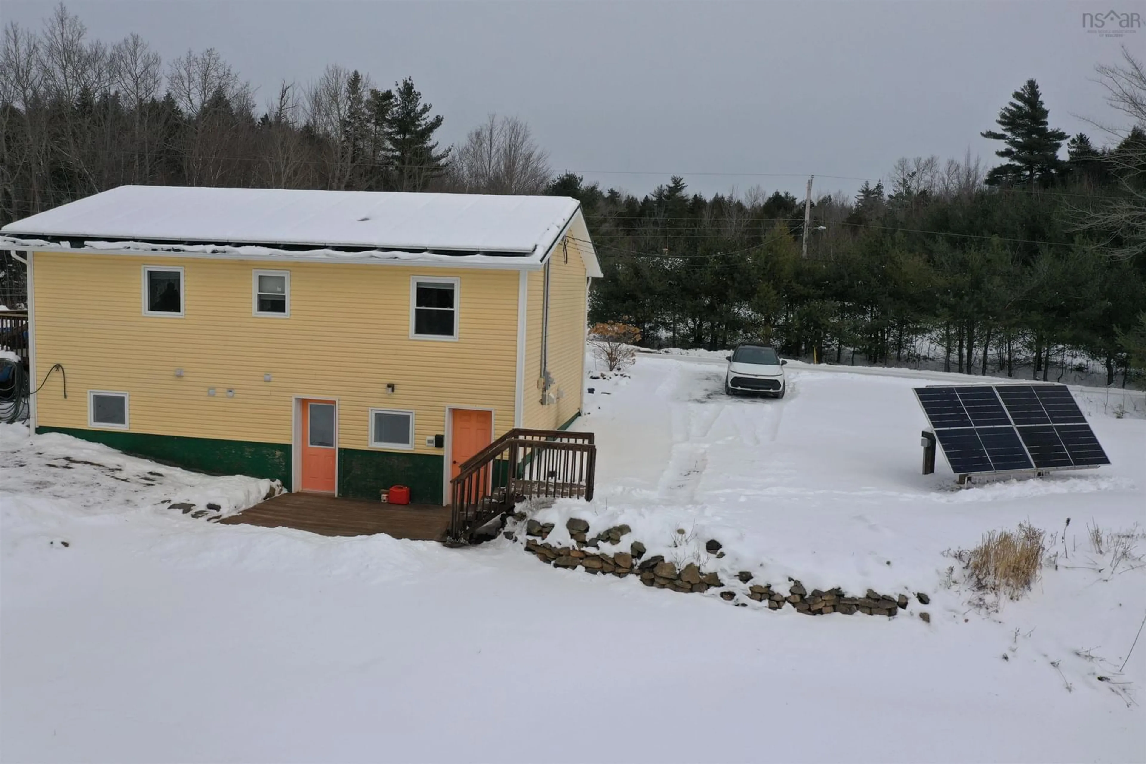 A pic from outside/outdoor area/front of a property/back of a property/a pic from drone, building for 29 Narrows Rd, Frasers Mountain Nova Scotia B2H 5C4