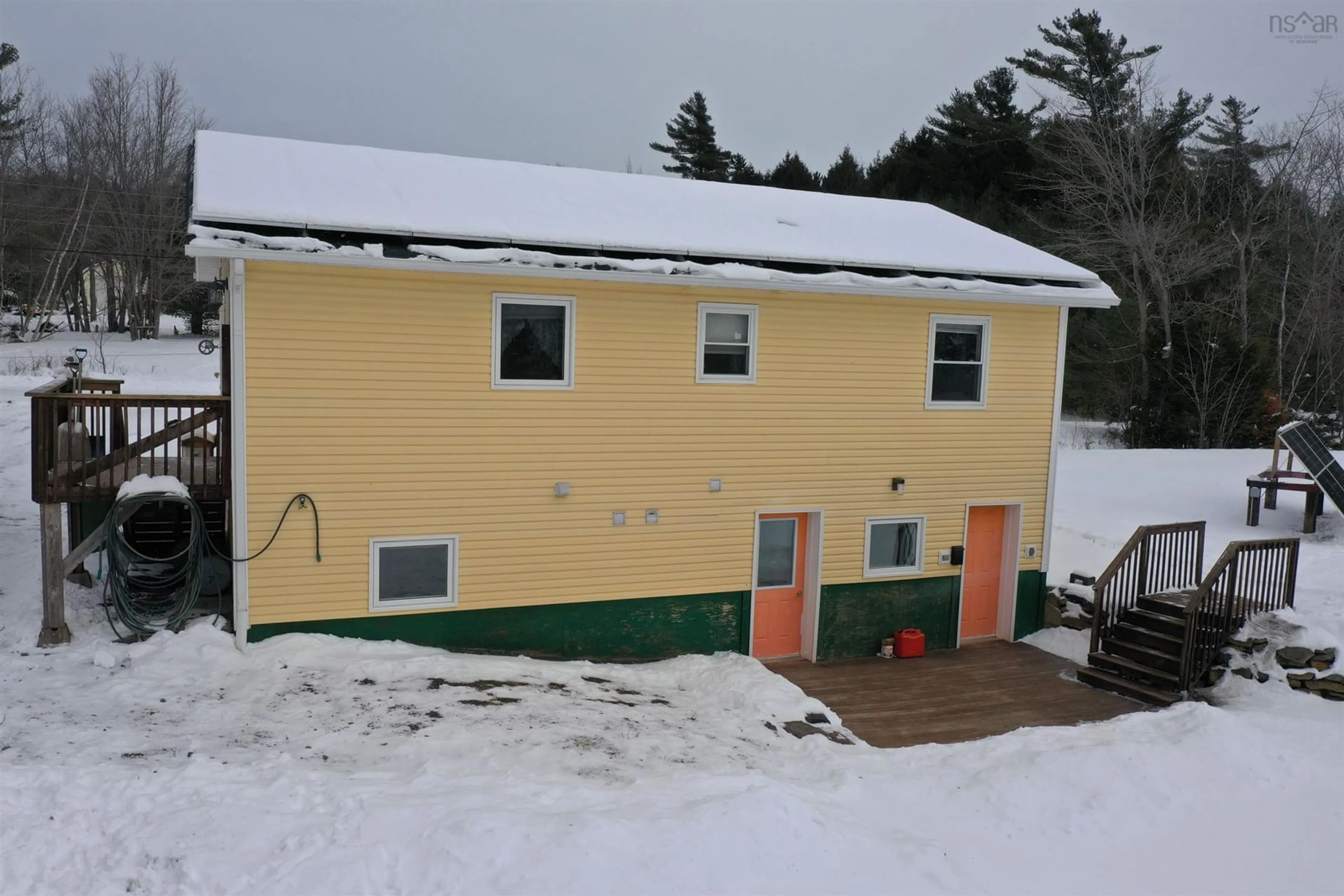 A pic from outside/outdoor area/front of a property/back of a property/a pic from drone, building for 29 Narrows Rd, Frasers Mountain Nova Scotia B2H 5C4