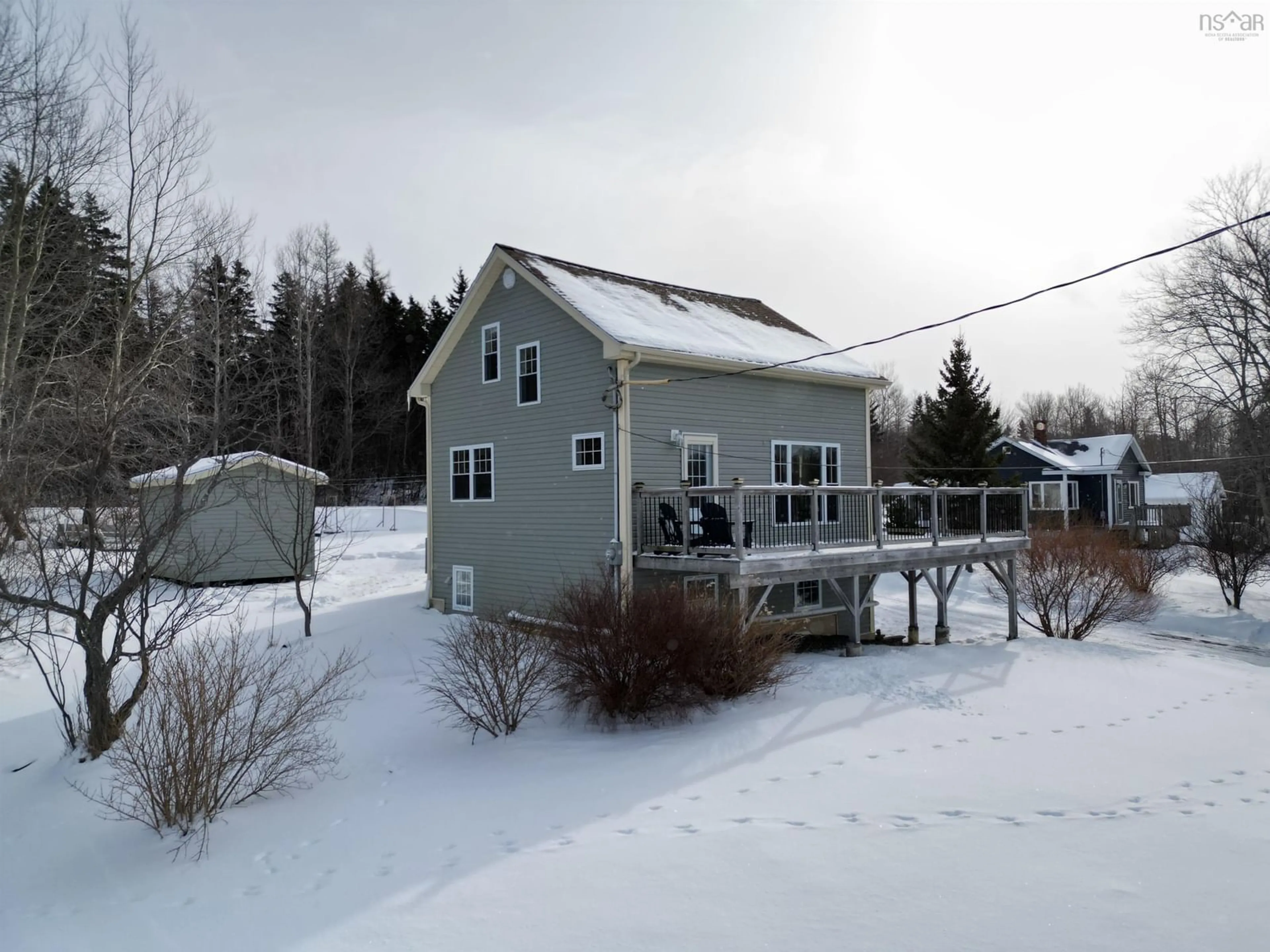 A pic from outside/outdoor area/front of a property/back of a property/a pic from drone, unknown for 3063 Point Edward Hwy, Point Edward Nova Scotia B2A 4P3