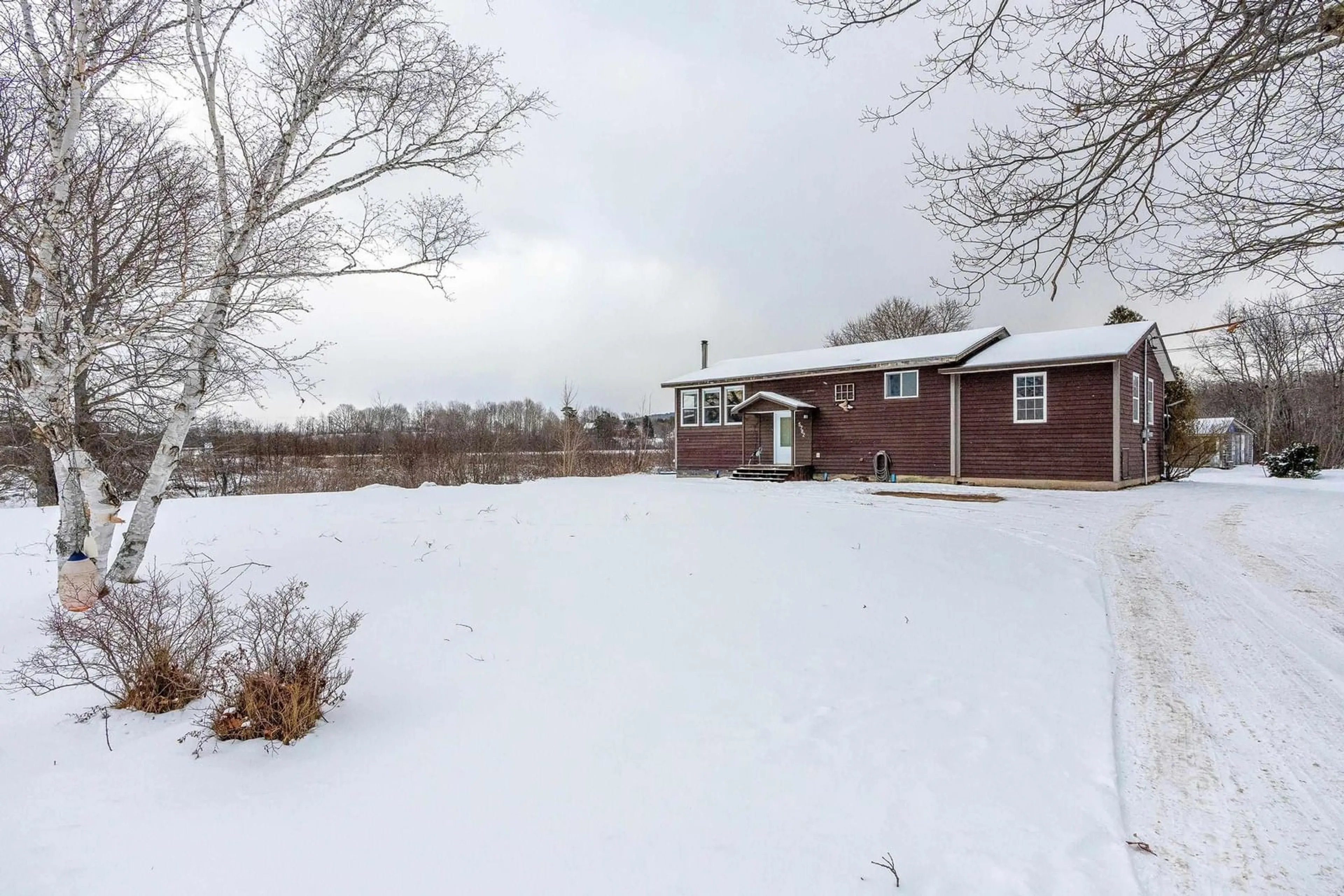 A pic from outside/outdoor area/front of a property/back of a property/a pic from drone, unknown for 5782 Highway 201, Paradise Nova Scotia B0S 1C0