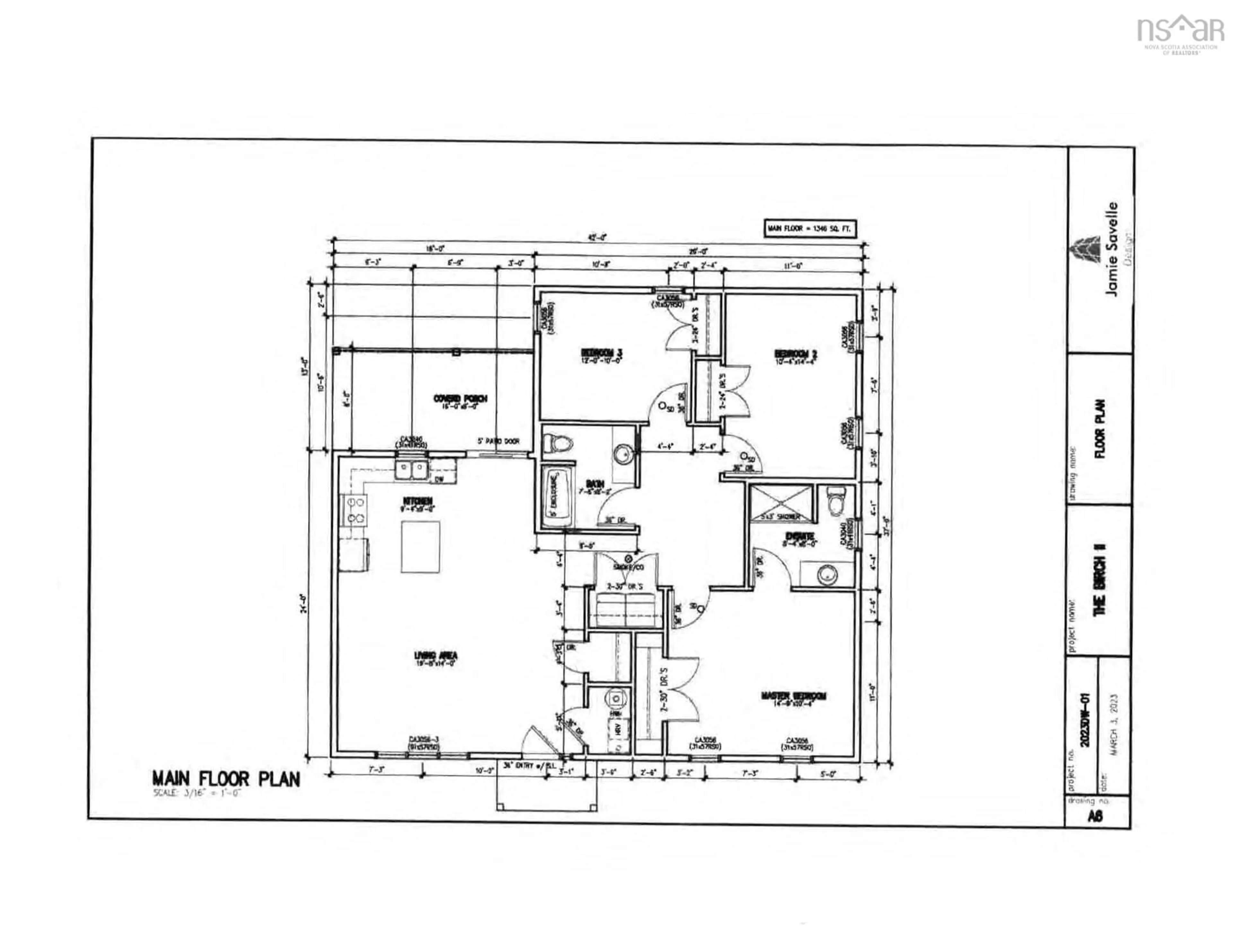 Floor plan for 288 Hawthorn Road, Mahone Bay Nova Scotia B0J 2E0