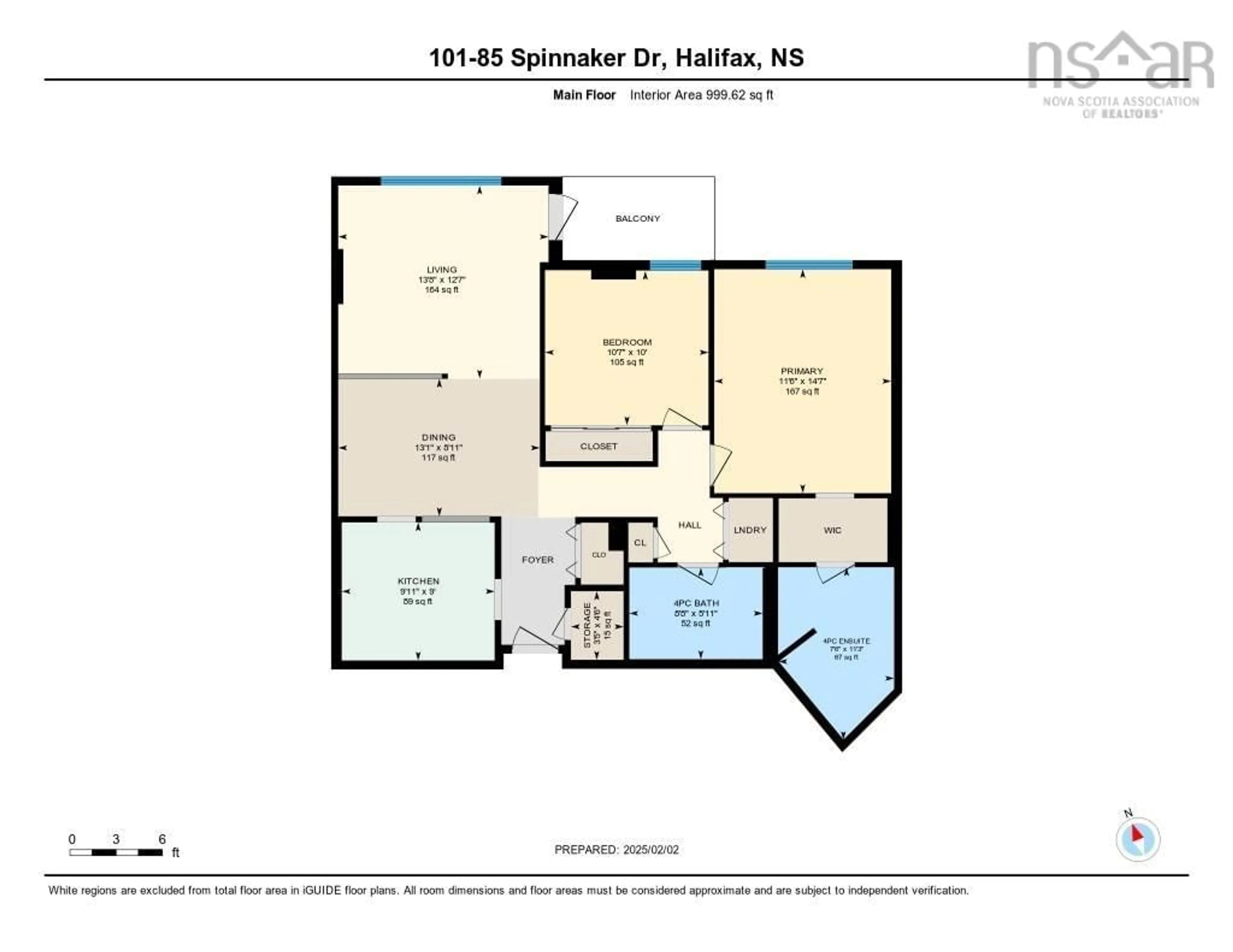 Floor plan for 85 Spinnaker Dr #101, Halifax Nova Scotia B3N 3E3