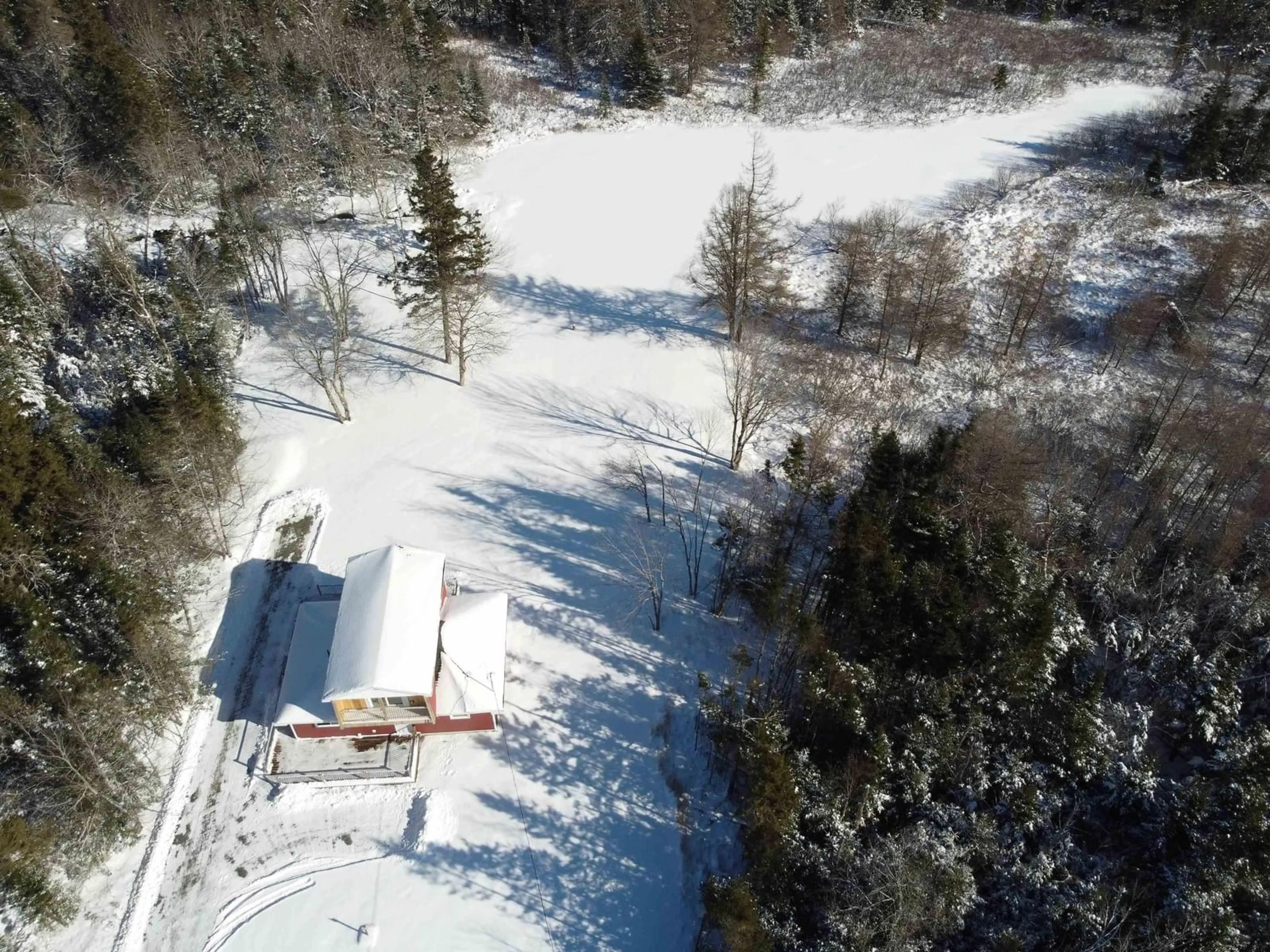 A pic from outside/outdoor area/front of a property/back of a property/a pic from drone, forest/trees view for 1988 New Chester Rd, New Chester Nova Scotia B0J 2K0