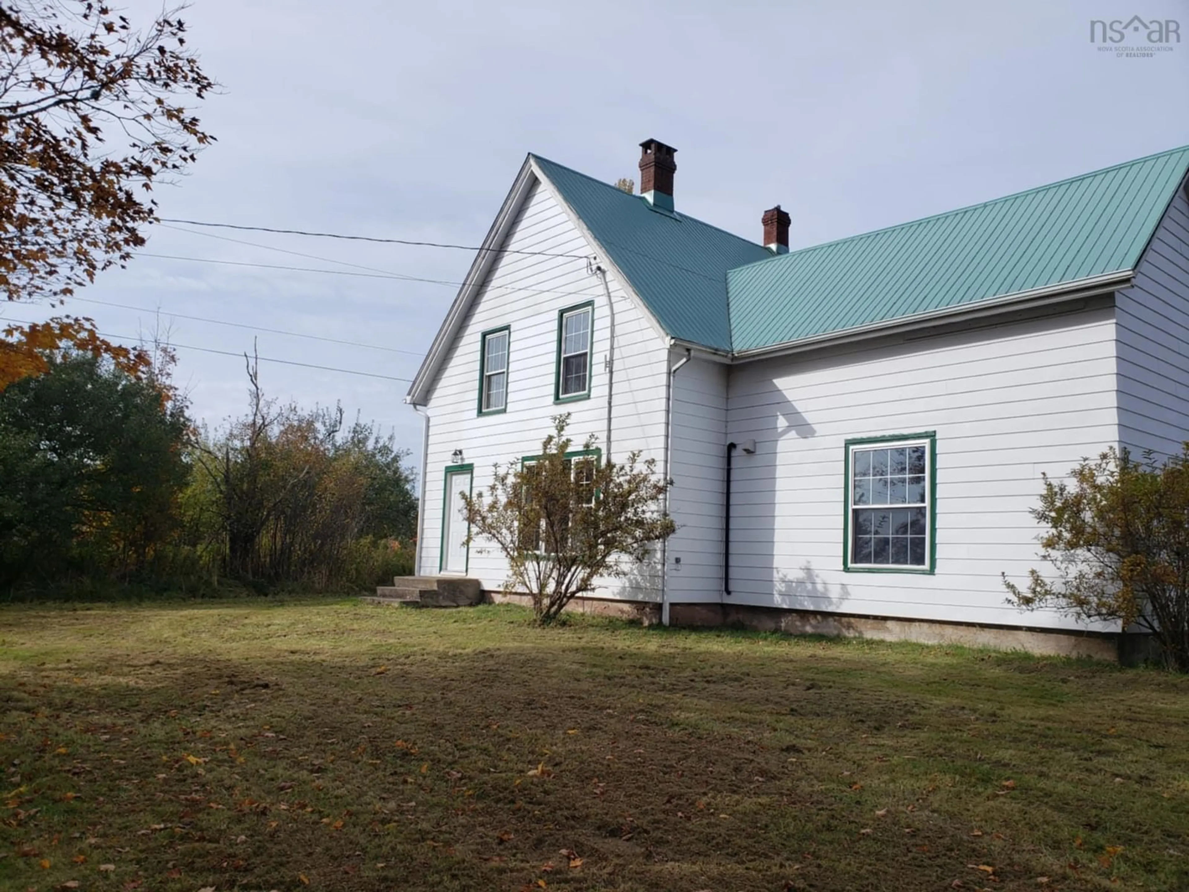 A pic from outside/outdoor area/front of a property/back of a property/a pic from drone, building for 44 Confederation Rd, Diligent River Nova Scotia B0M 1S0