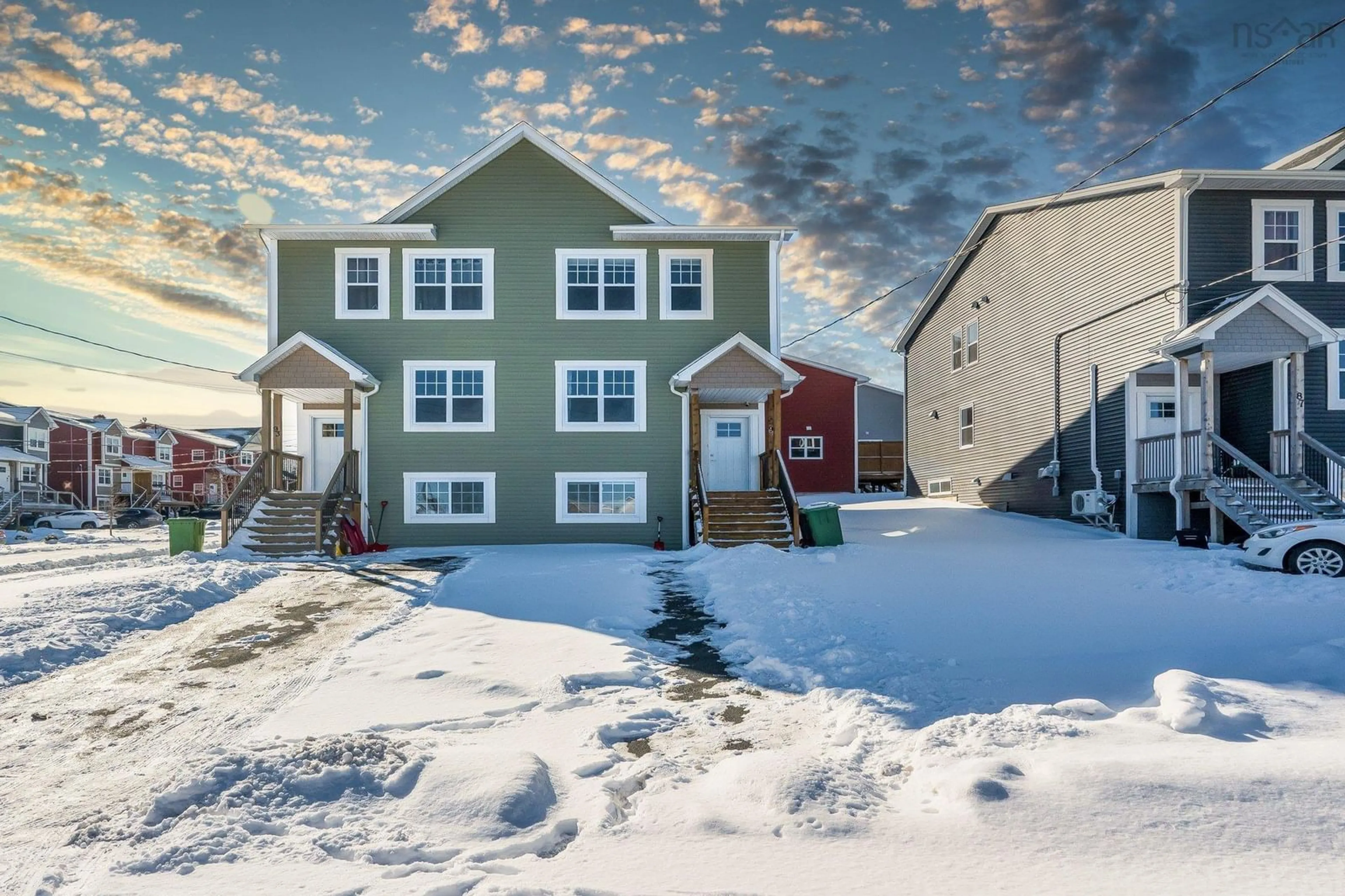 A pic from outside/outdoor area/front of a property/back of a property/a pic from drone, street for 91 Mansion Ave, Halifax Nova Scotia B3R 1E2