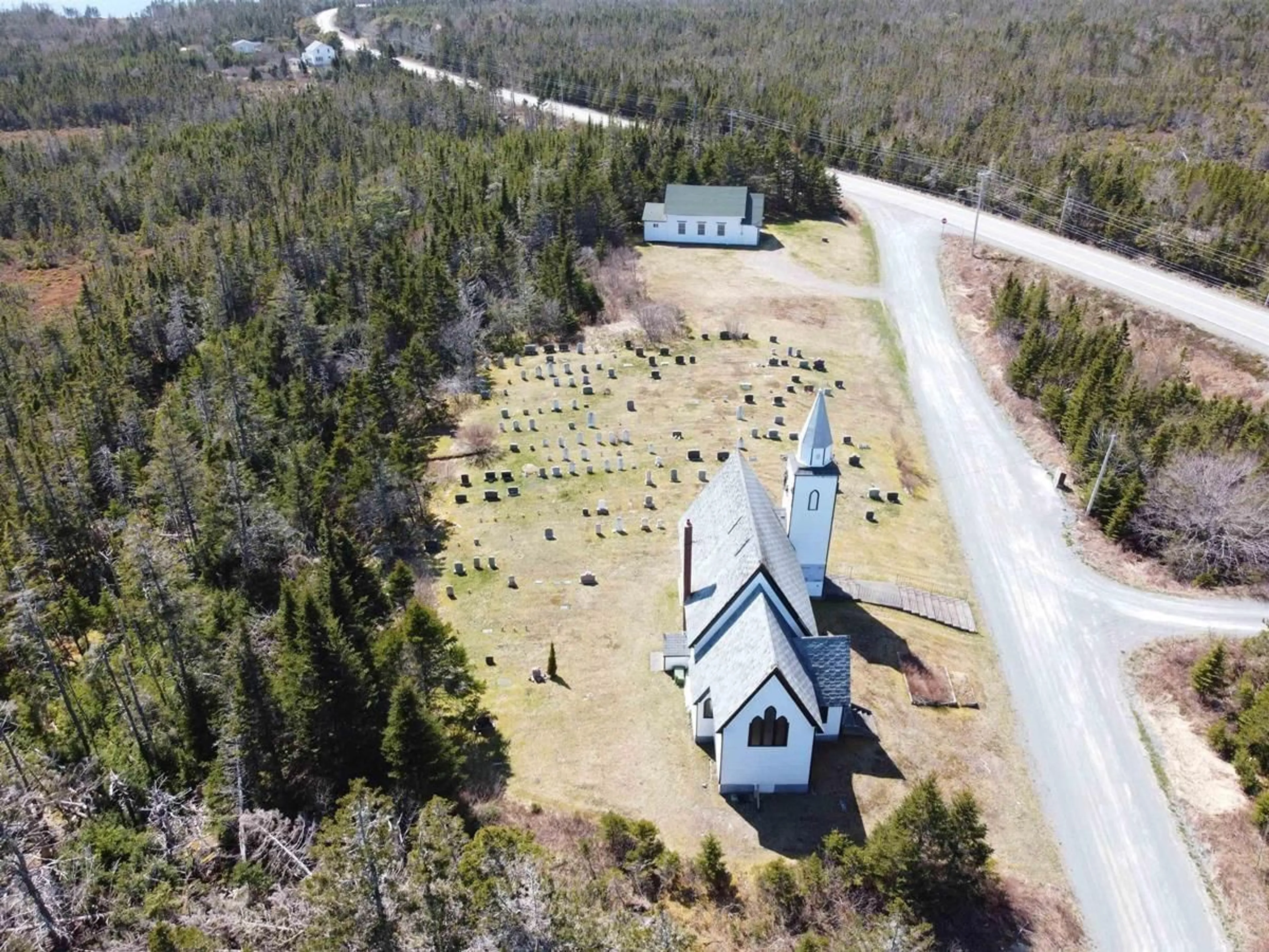 A pic from outside/outdoor area/front of a property/back of a property/a pic from drone, building for 8 & 20 Necum Teuch Loop, Necum Teuch Nova Scotia B0J 2K0