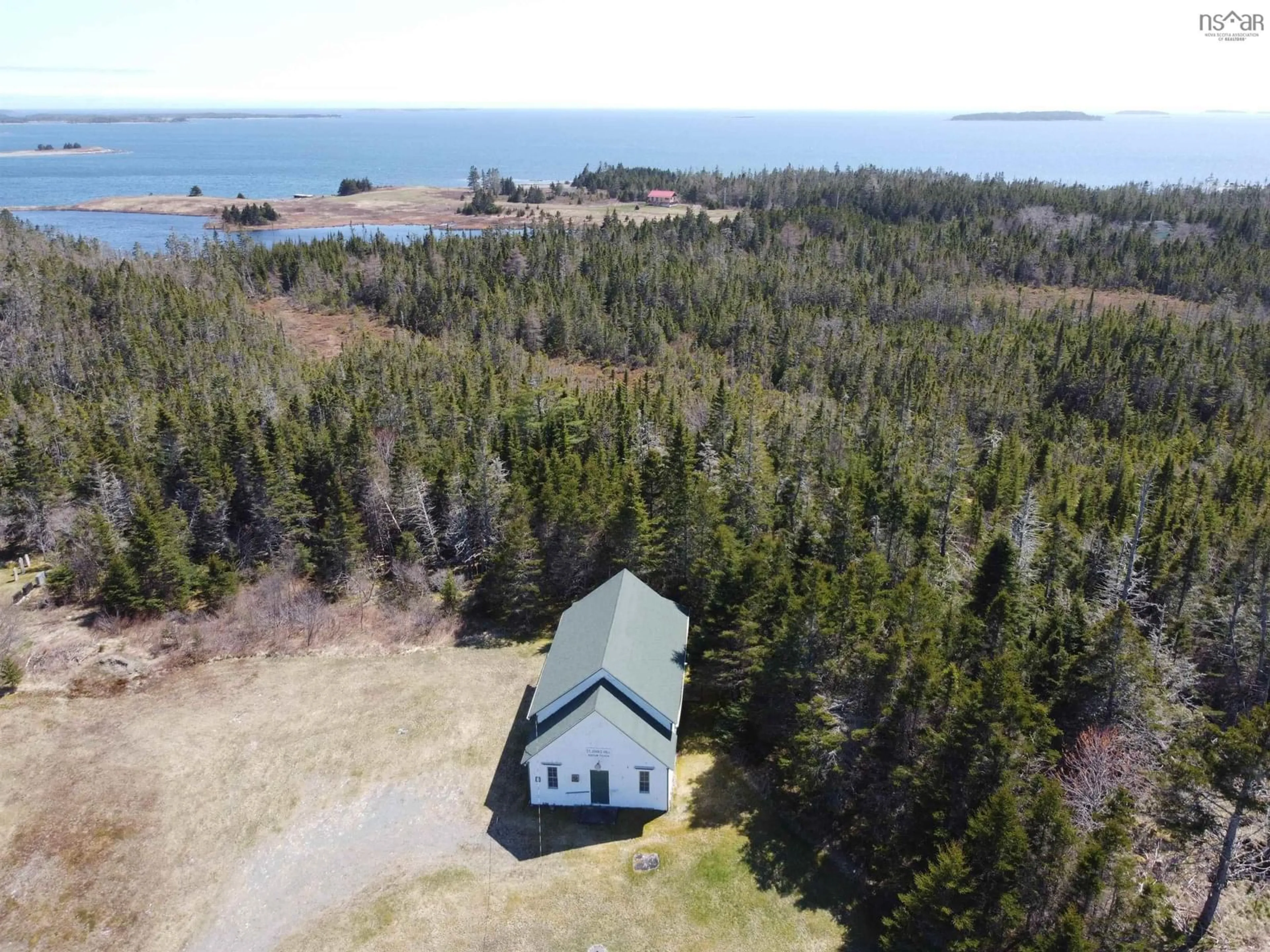 A pic from outside/outdoor area/front of a property/back of a property/a pic from drone, water/lake/river/ocean view for 8 Necum Teuch Loop, Necum Teuch Nova Scotia B0J 2K0