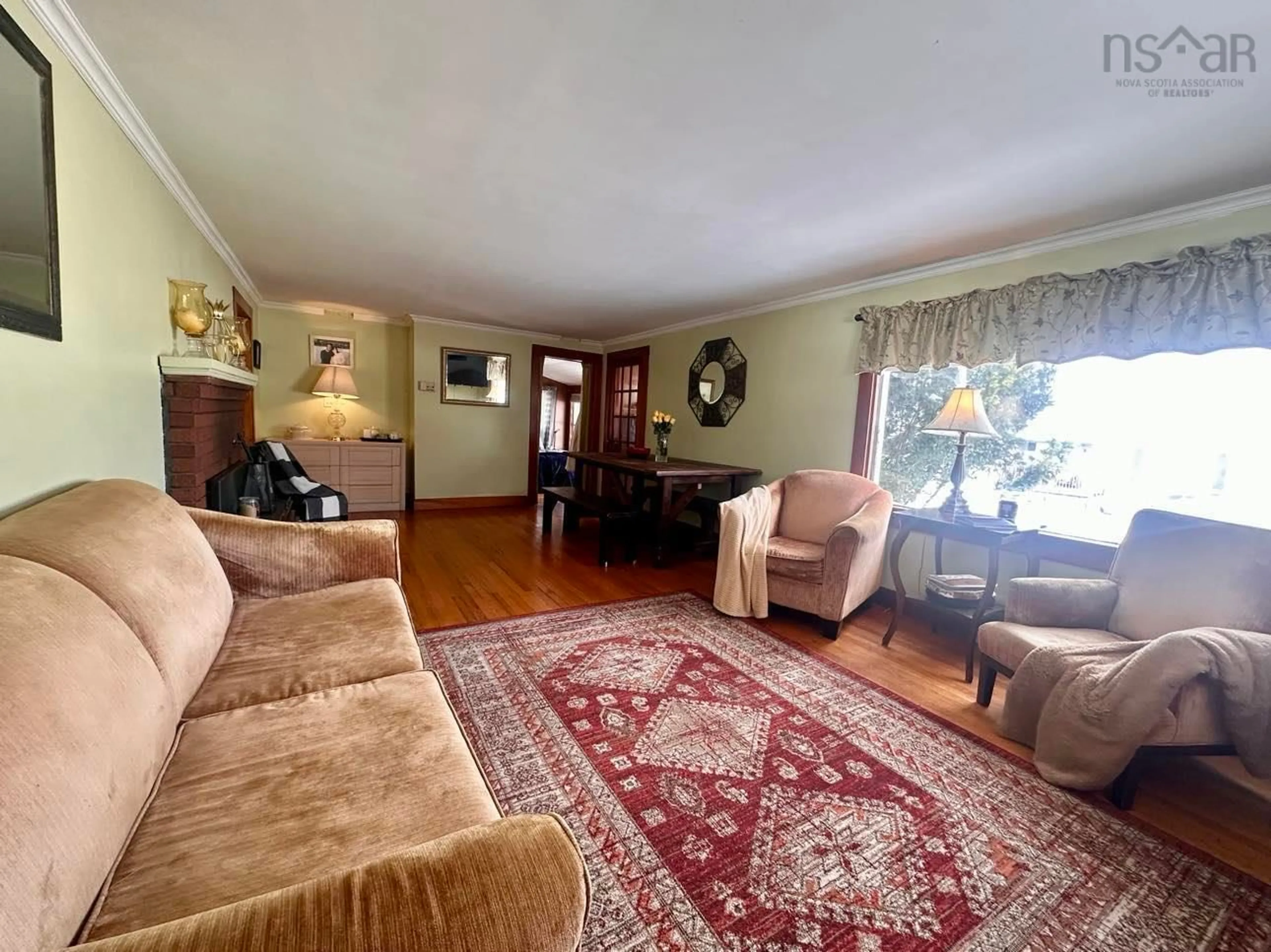 Living room with furniture, unknown for 1386 East Prince St, Salmon River Nova Scotia B2N 1J7