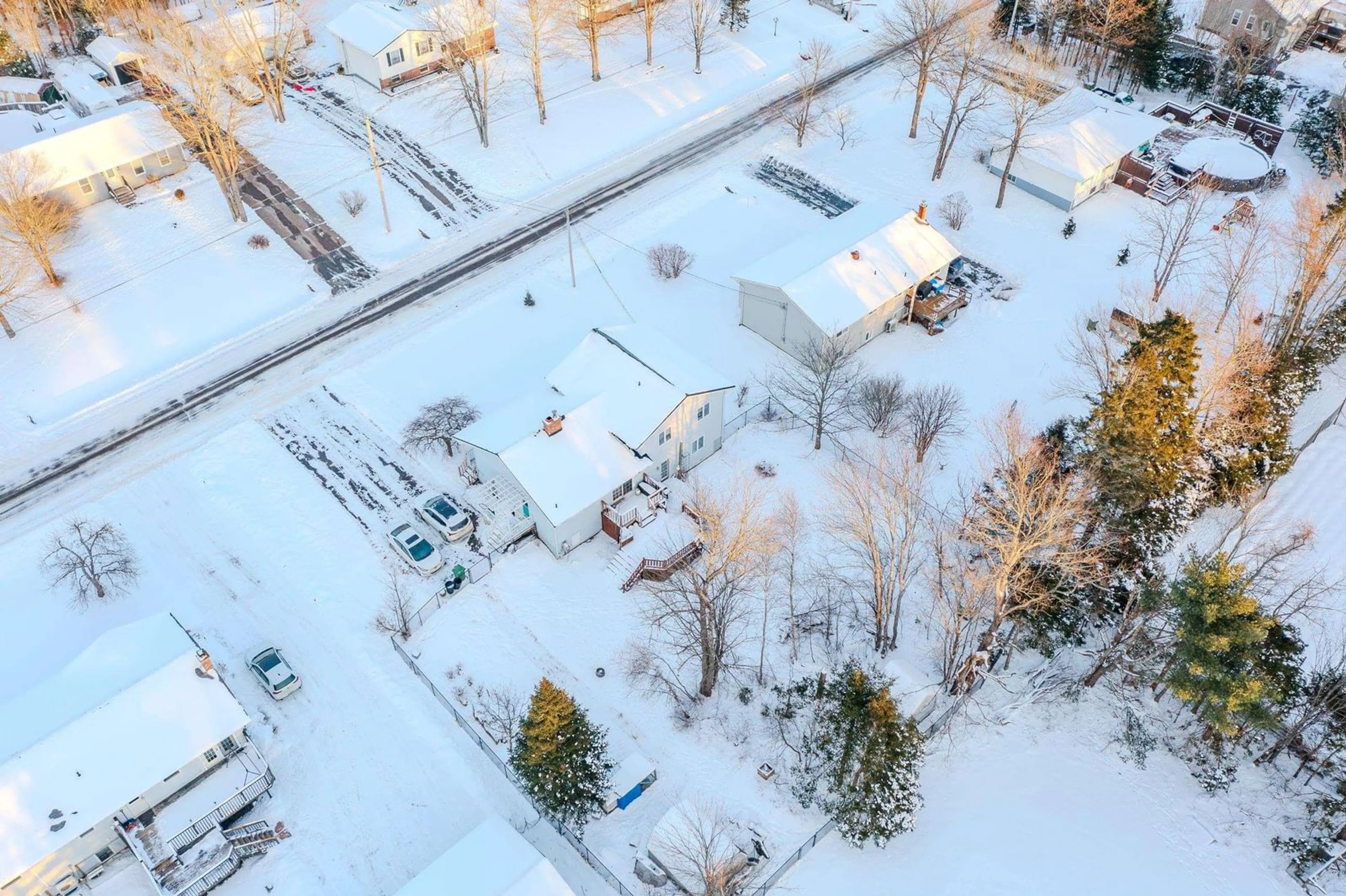 A pic from outside/outdoor area/front of a property/back of a property/a pic from drone, street for 119 Terrabella Ln, Valley Nova Scotia B6L 2W3