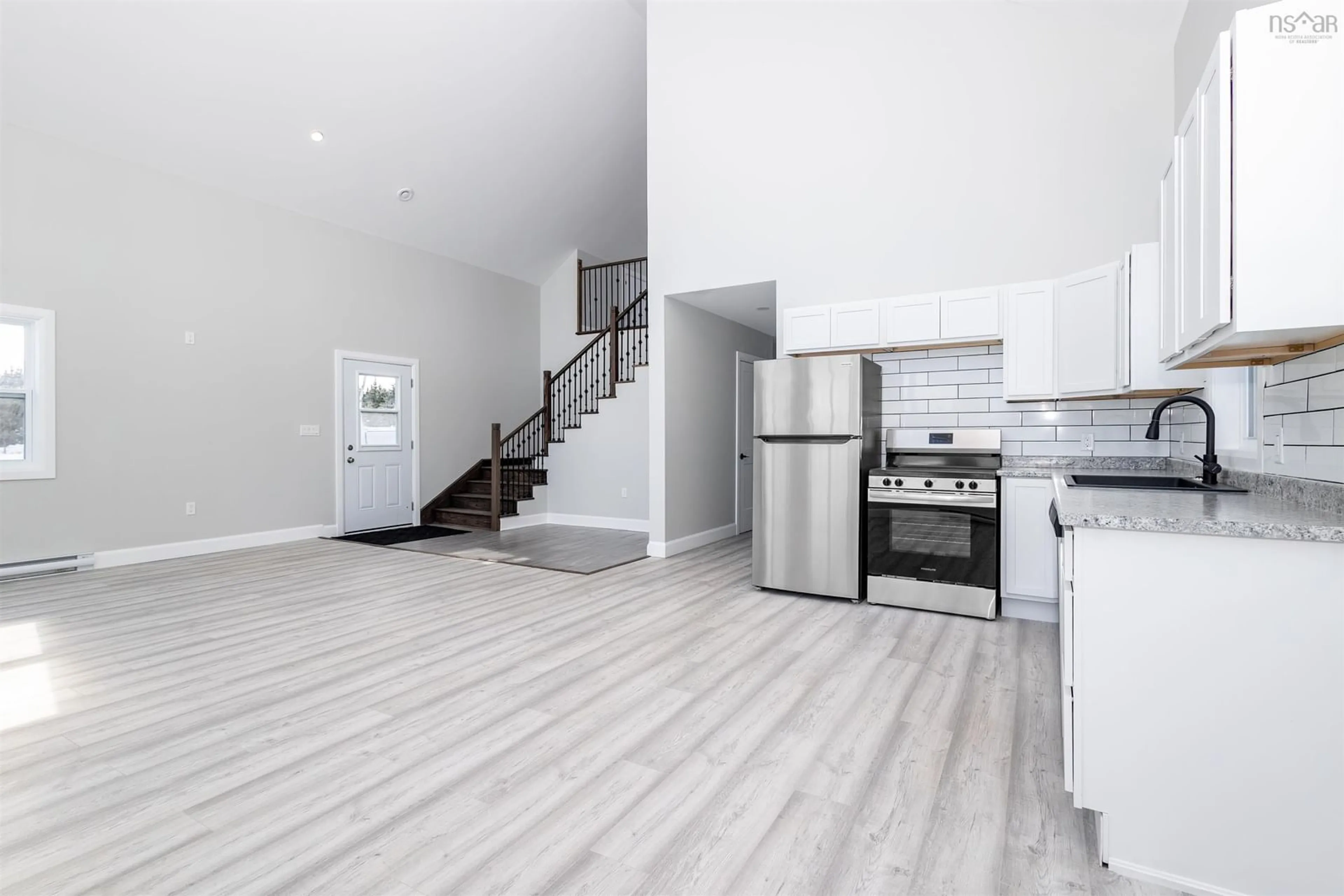 Open concept kitchen, unknown for 36 Brewer Dr, Mira Gut Nova Scotia B1K 2W4