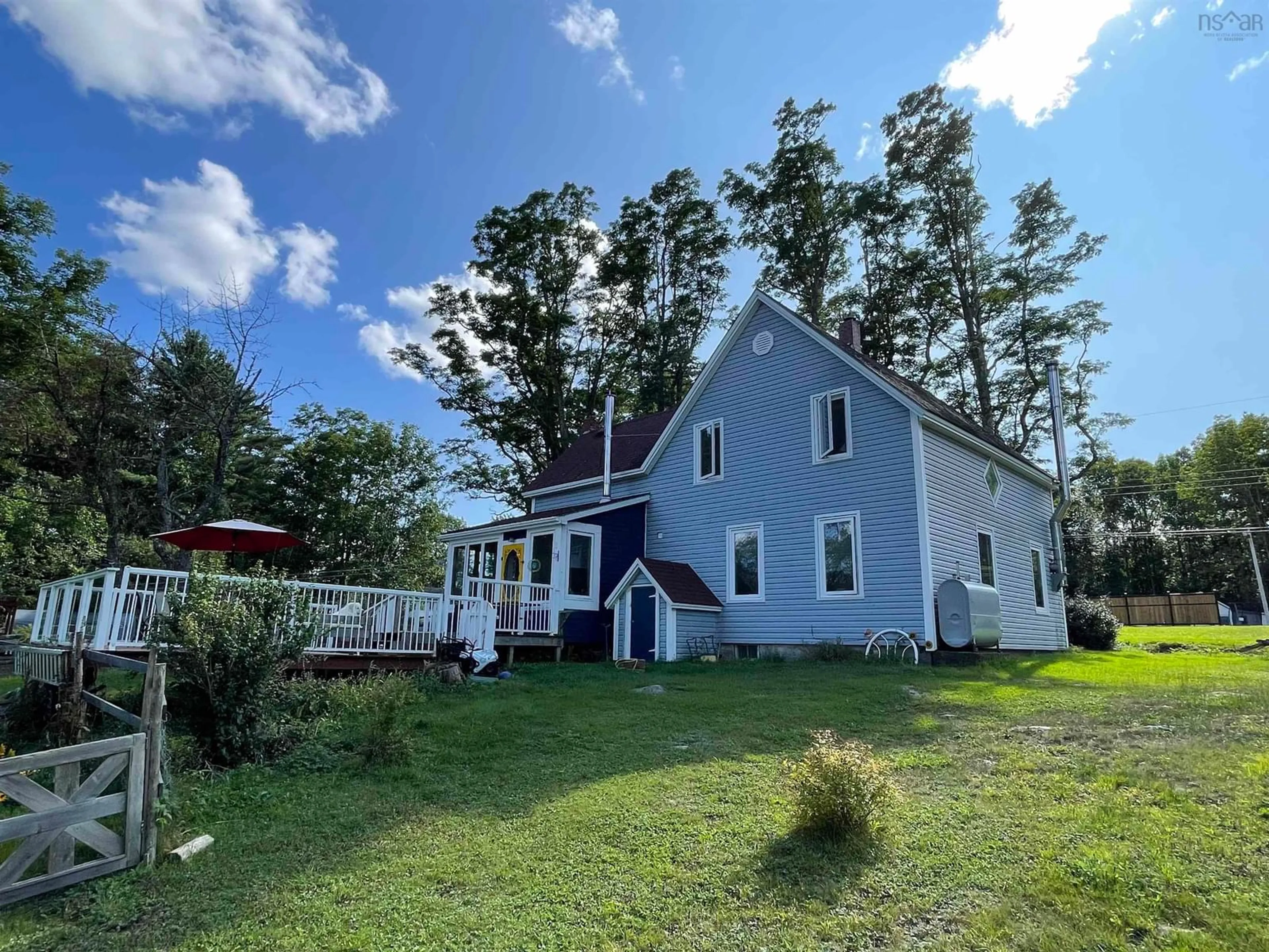 A pic from outside/outdoor area/front of a property/back of a property/a pic from drone, water/lake/river/ocean view for 762 Medway River Rd, Charleston Nova Scotia B0J 2H0