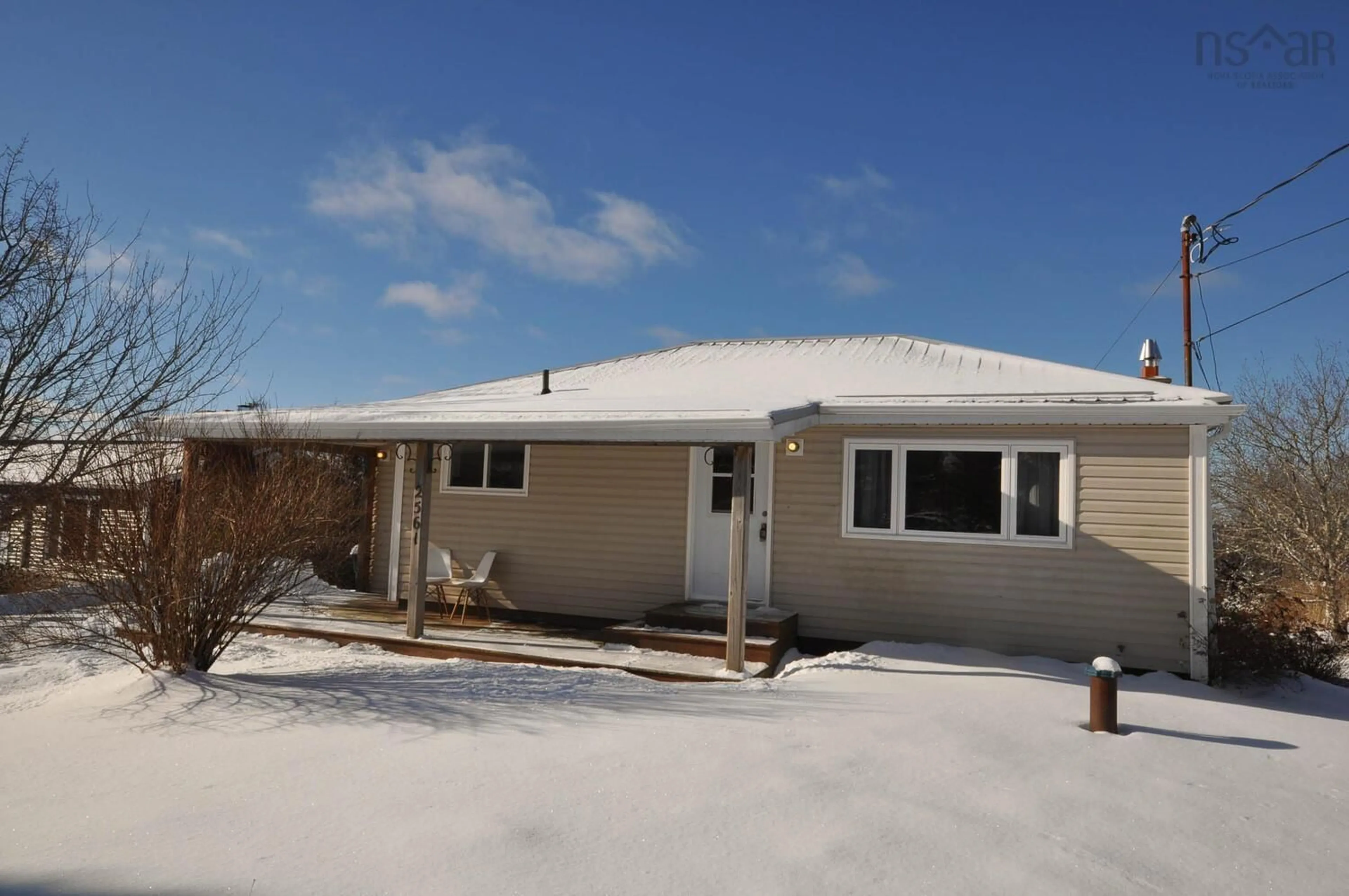 Home with vinyl exterior material, street for 2561 Old Sambro Rd, Williamswood Nova Scotia B3V 1E1