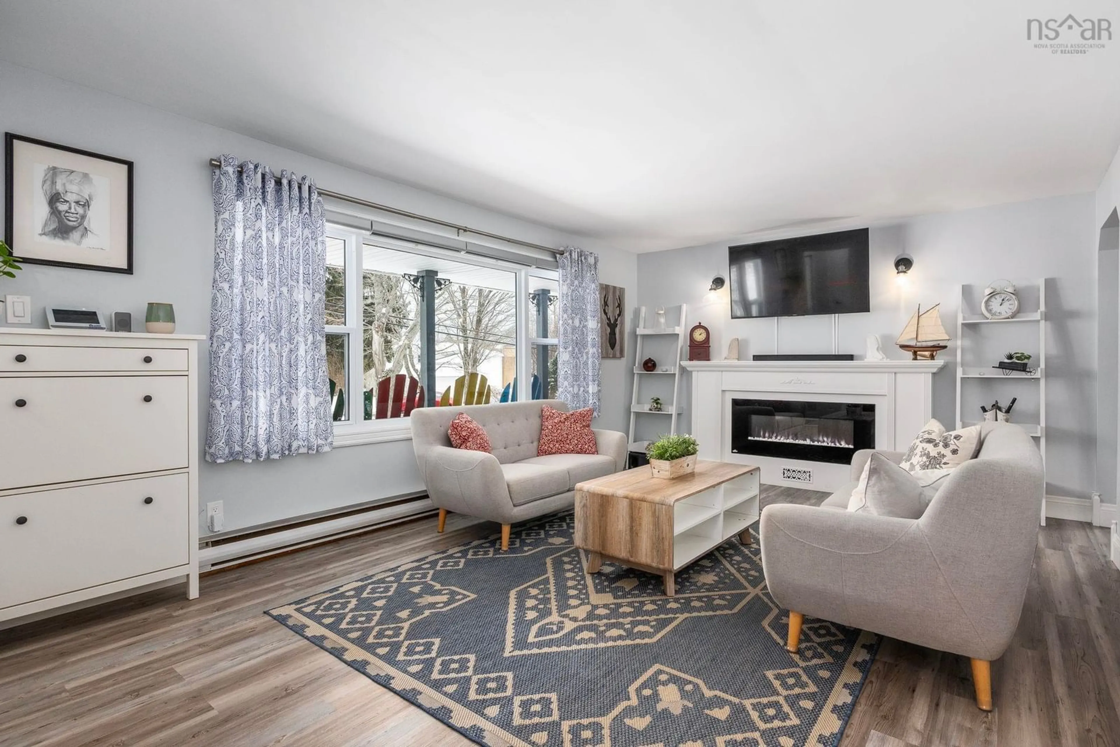 Living room with furniture, unknown for 10 Maple Grove Ave., Lower Sackville Nova Scotia B4C 2G9