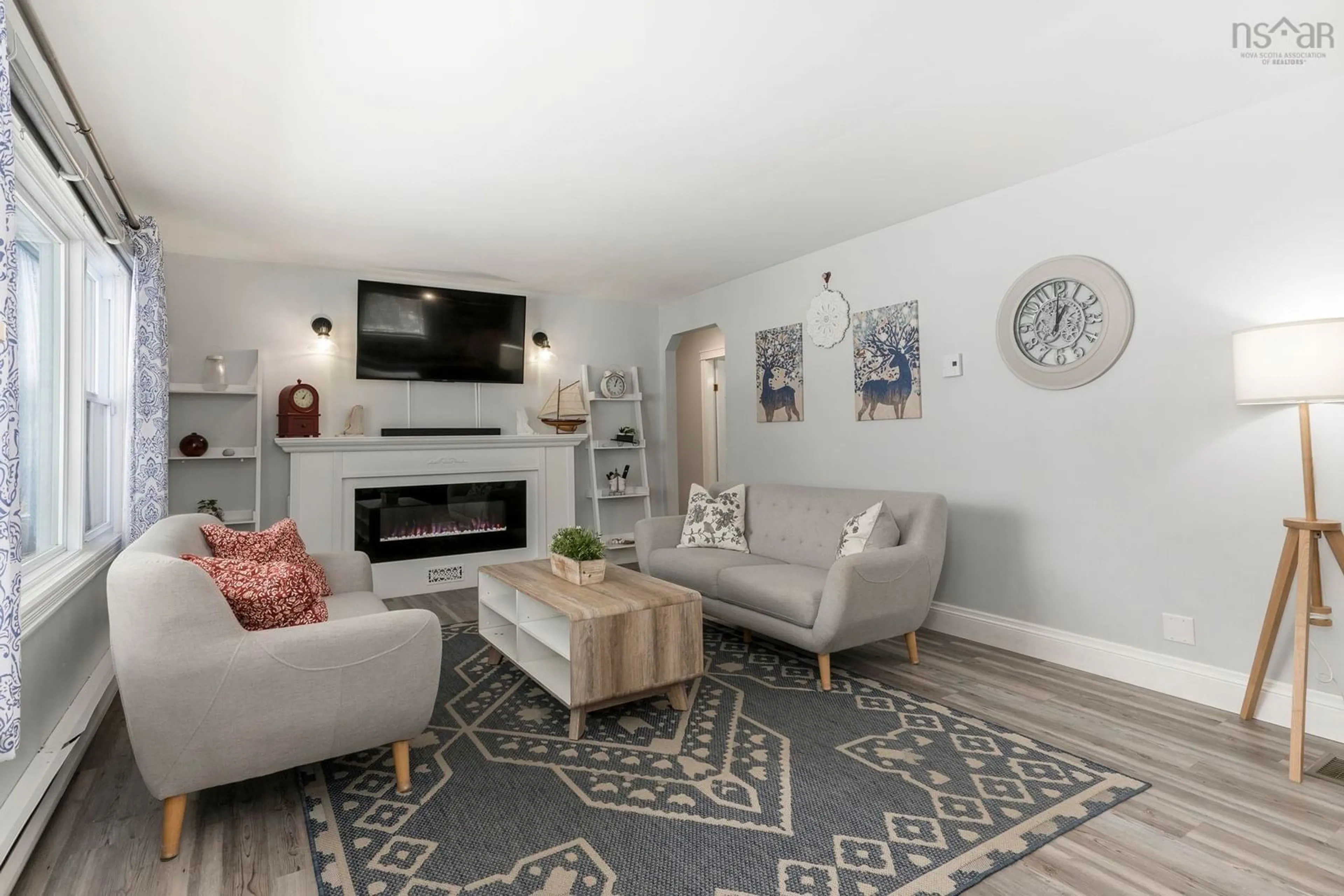 Living room with furniture, unknown for 10 Maple Grove Ave., Lower Sackville Nova Scotia B4C 2G9