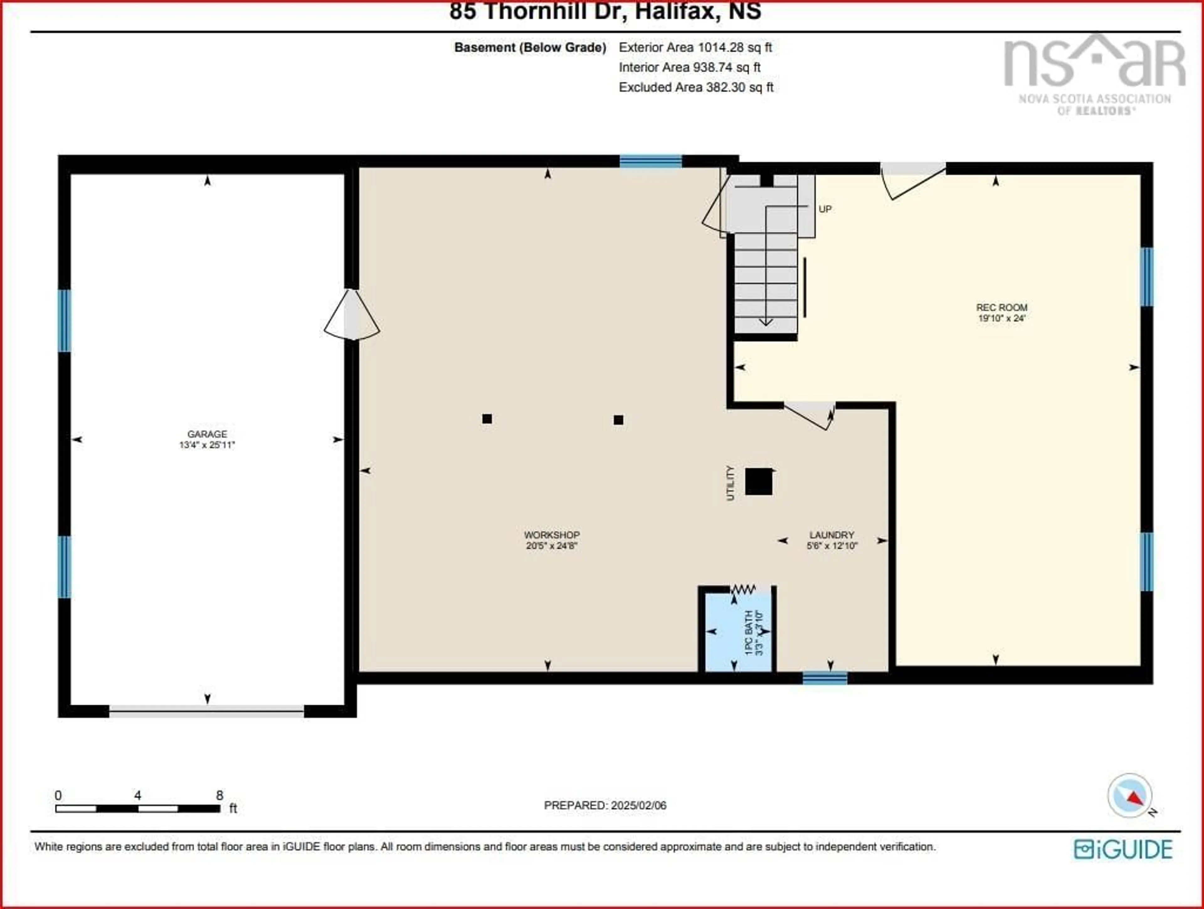 Floor plan for 85 Thornhill Dr, Halifax Nova Scotia B3R 2B2