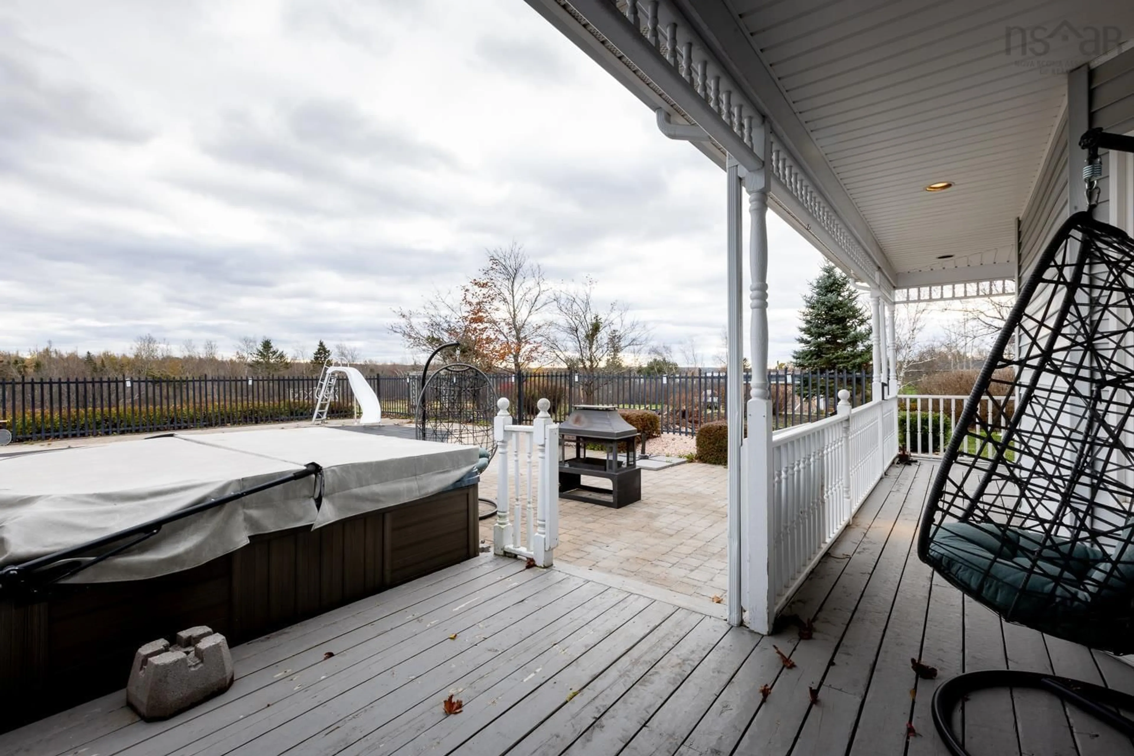 Patio, water/lake/river/ocean view for 136 Brookside Rd, Bible Hill Nova Scotia B6L 2A9