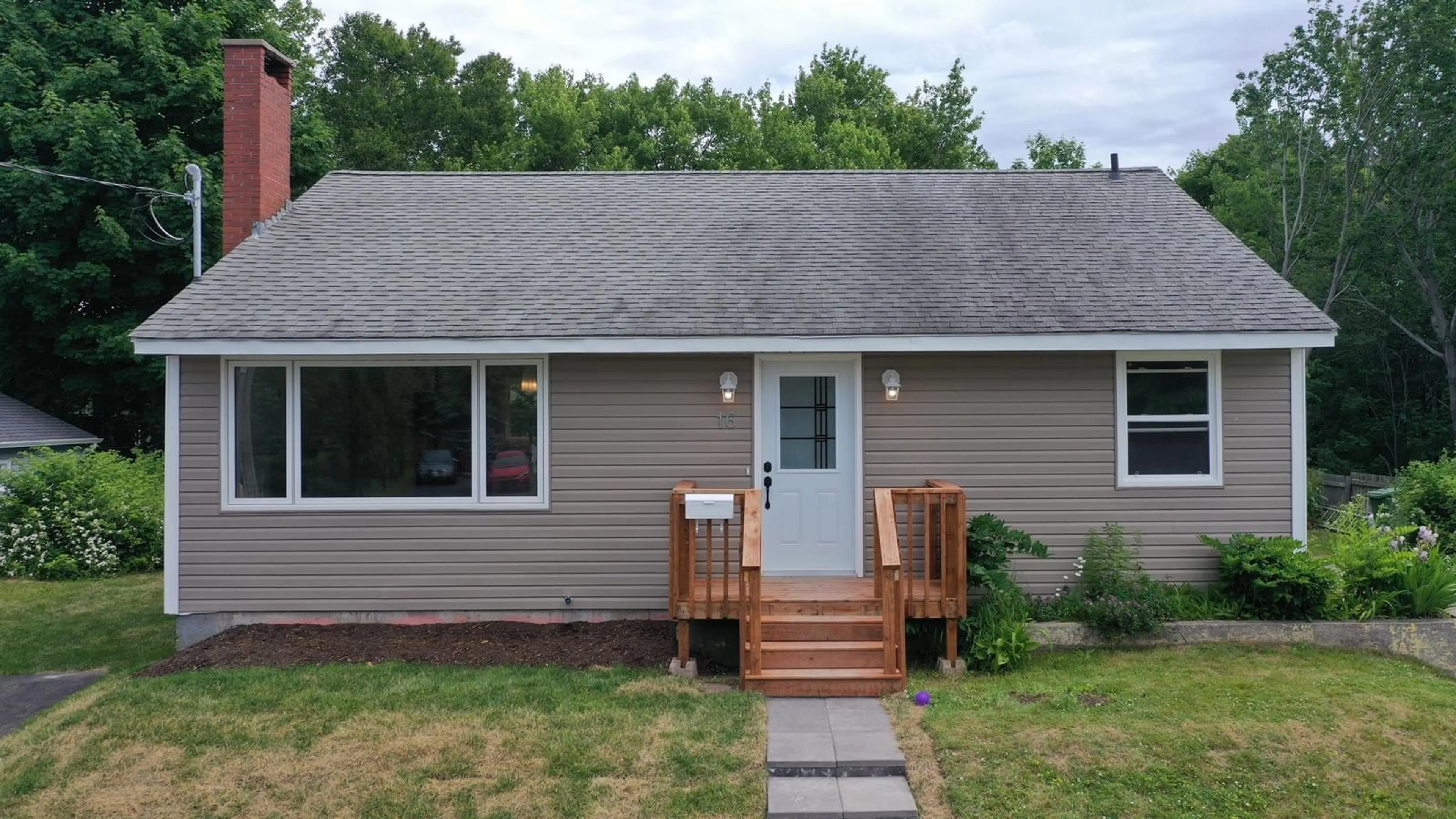 Home with vinyl exterior material, street for 16 Carver St, Dartmouth Nova Scotia B2W 1S2