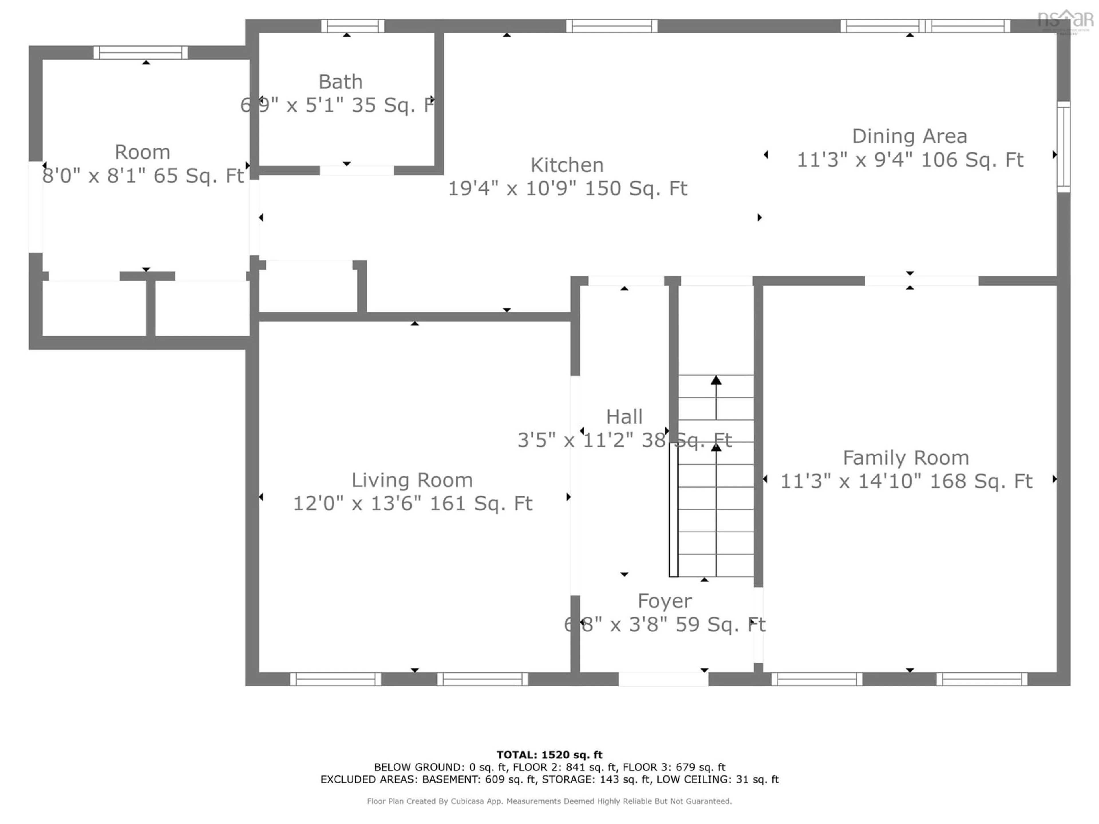 Floor plan for 36 Egbert Caldwell Rd, Hardwood Lands Nova Scotia B0N 1Y0