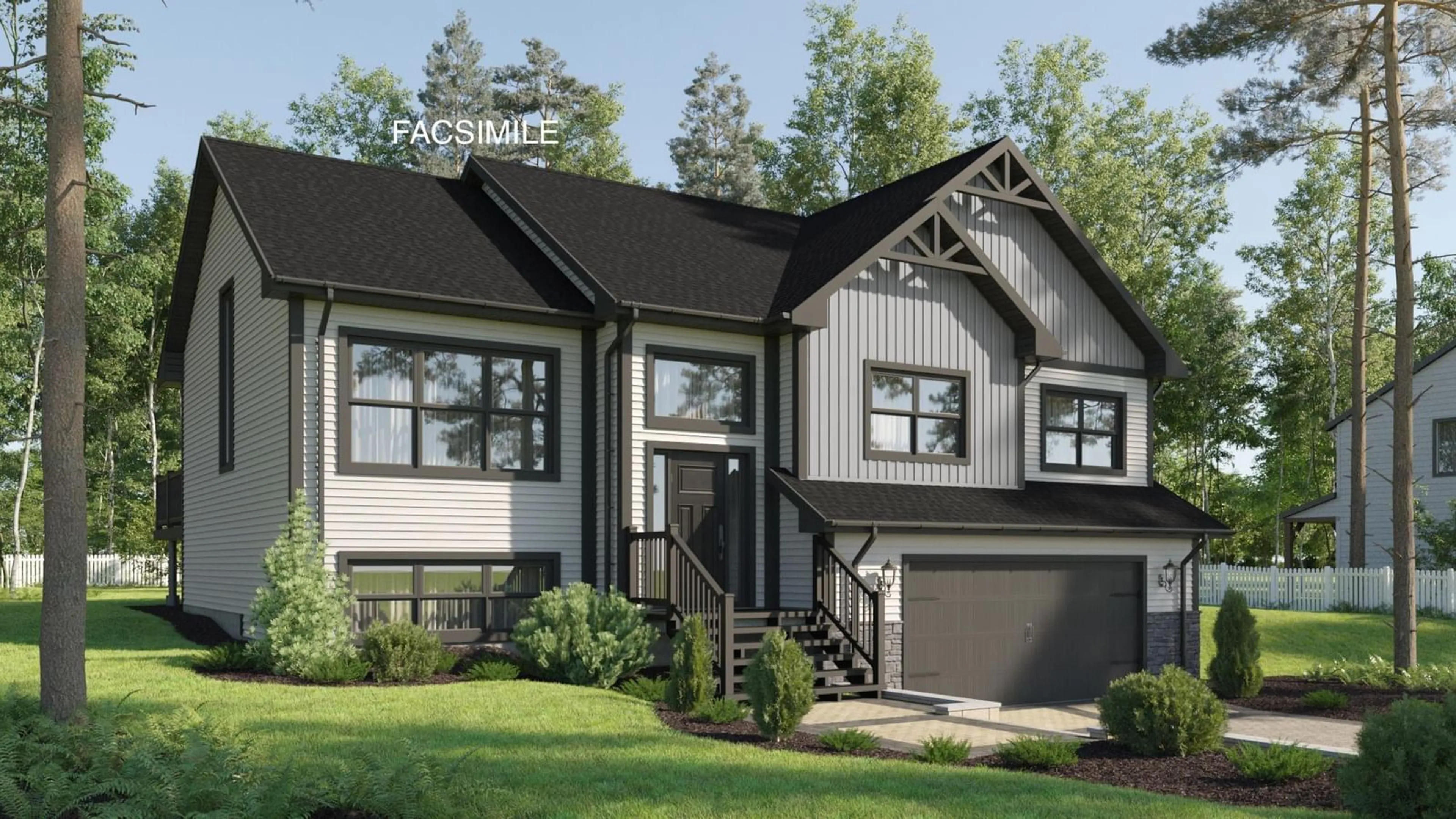 Home with vinyl exterior material, street for 109 Snowshoe Lane #Lot 13, Fletchers Lake Nova Scotia B2T 1A1