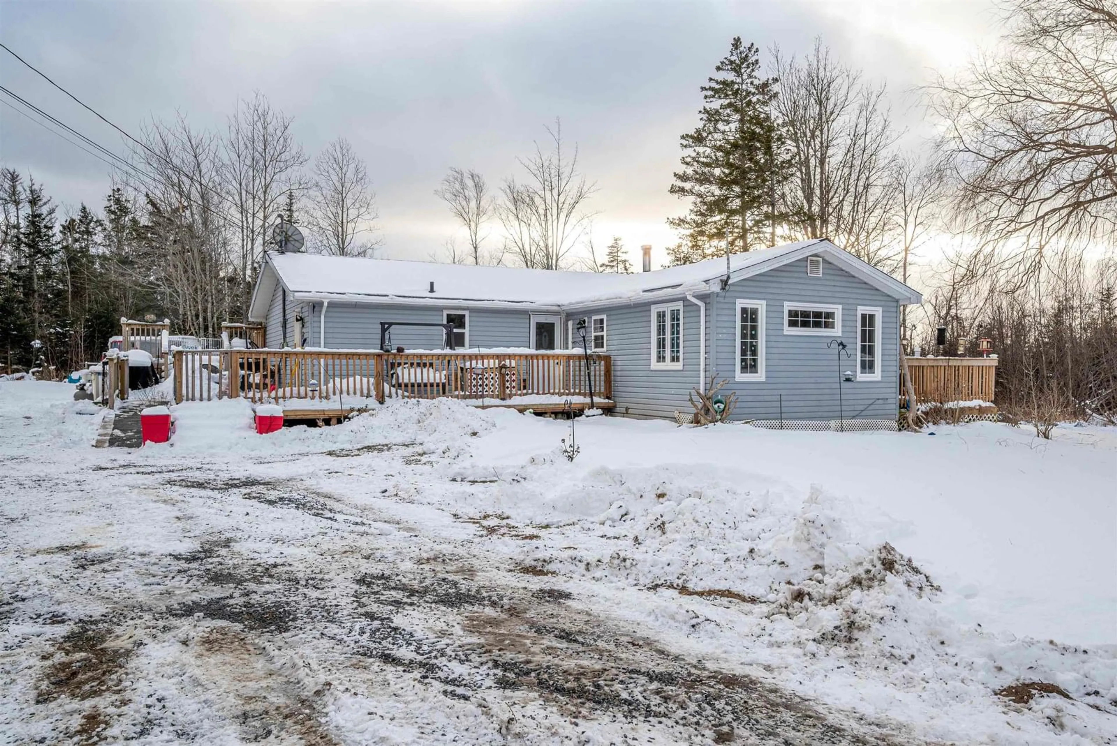 A pic from outside/outdoor area/front of a property/back of a property/a pic from drone, street for 57 Hiltz Rd, Cambridge Nova Scotia B0N 2R0