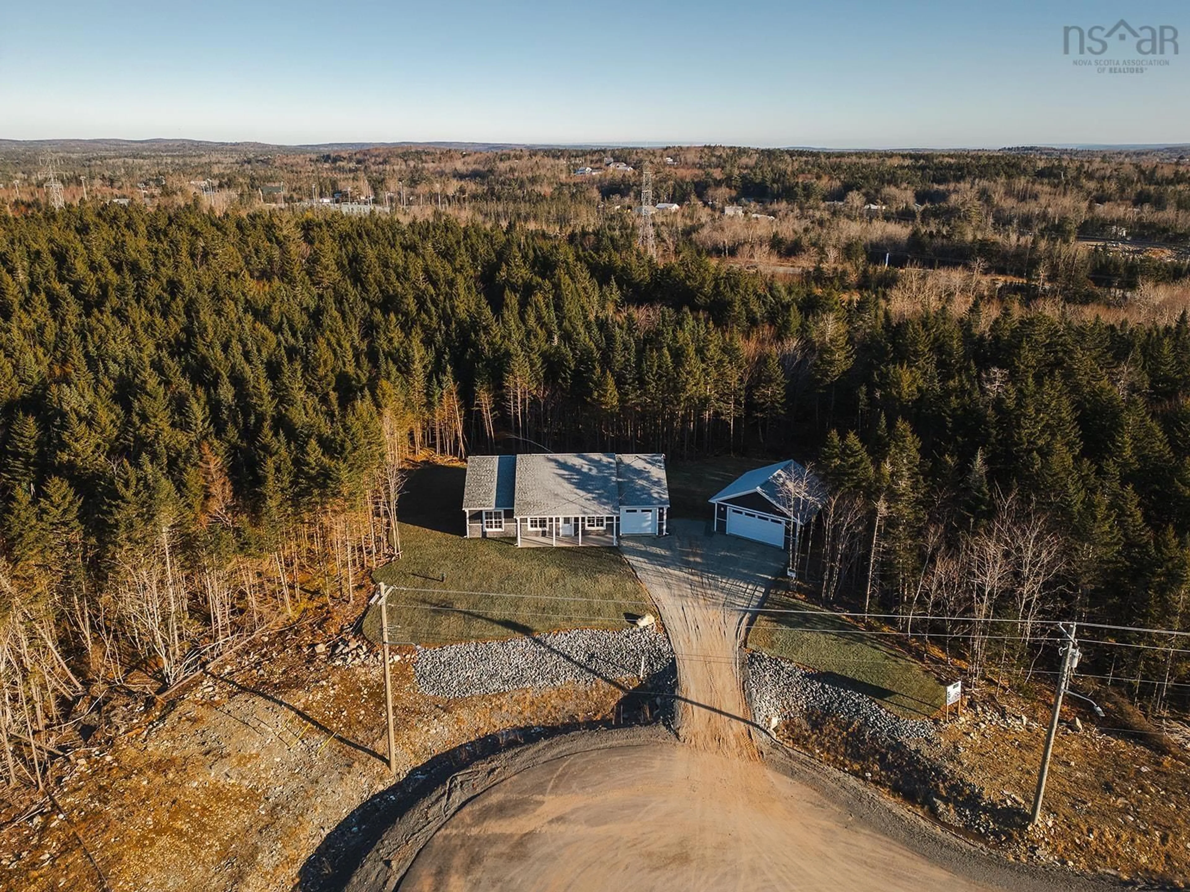 A pic from outside/outdoor area/front of a property/back of a property/a pic from drone, unknown for 351 Orchid Crt, Middle Sackville Nova Scotia B3E 3H5