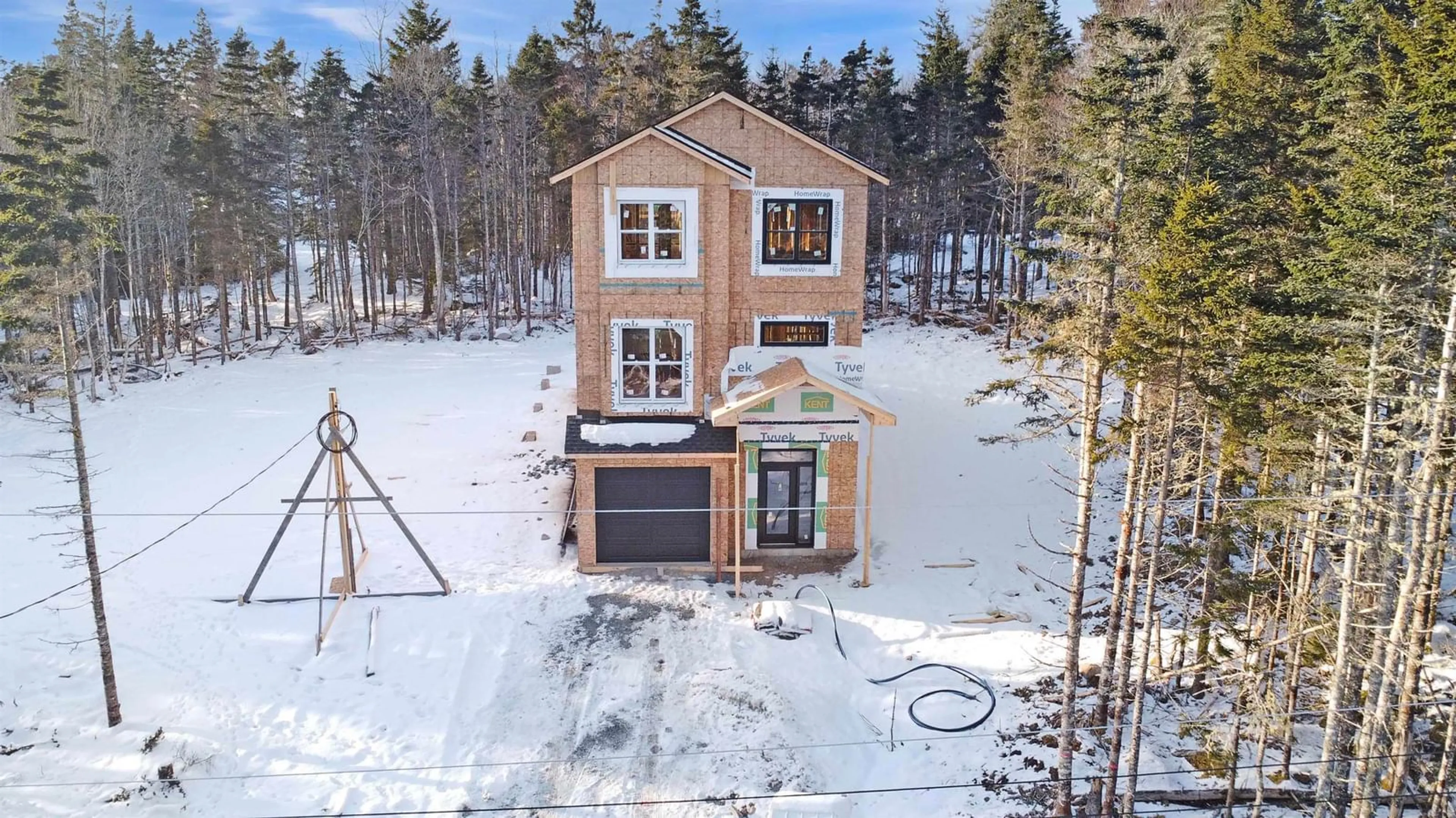 A pic from outside/outdoor area/front of a property/back of a property/a pic from drone, building for 653 Indian Point Rd, Glen Haven Nova Scotia B3Z 2T5